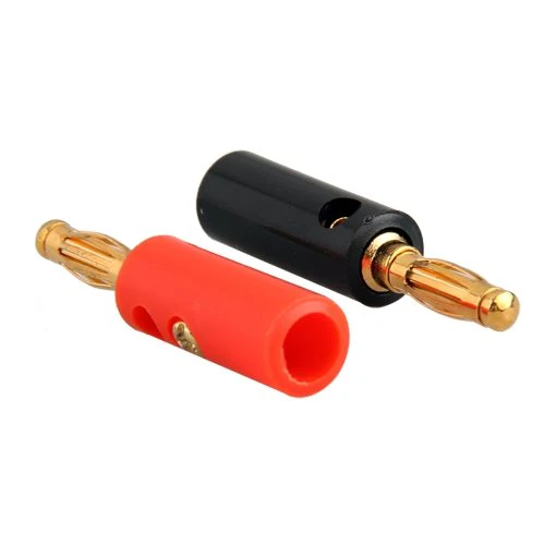 Banana Plugs - 1 Pair Gold Plated 4mm