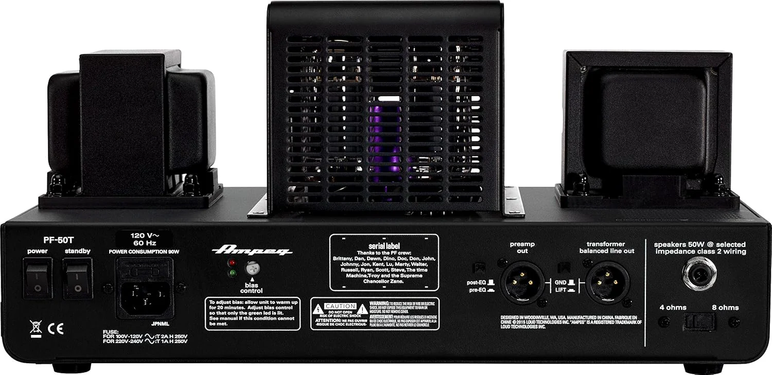 Ampeg PF50T Portaflex Series 50W Bass Head Amplifier (Certified Refurbished) - Image 3