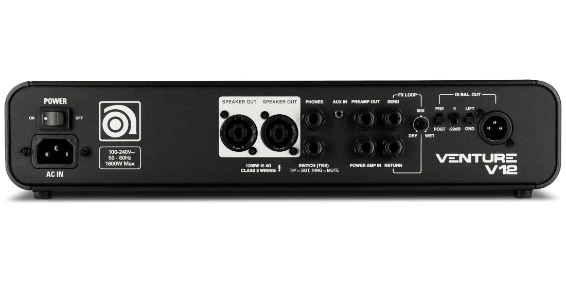 Ampeg Venture V12 Compact Bass Head (Certified Refurbished) - Image 3