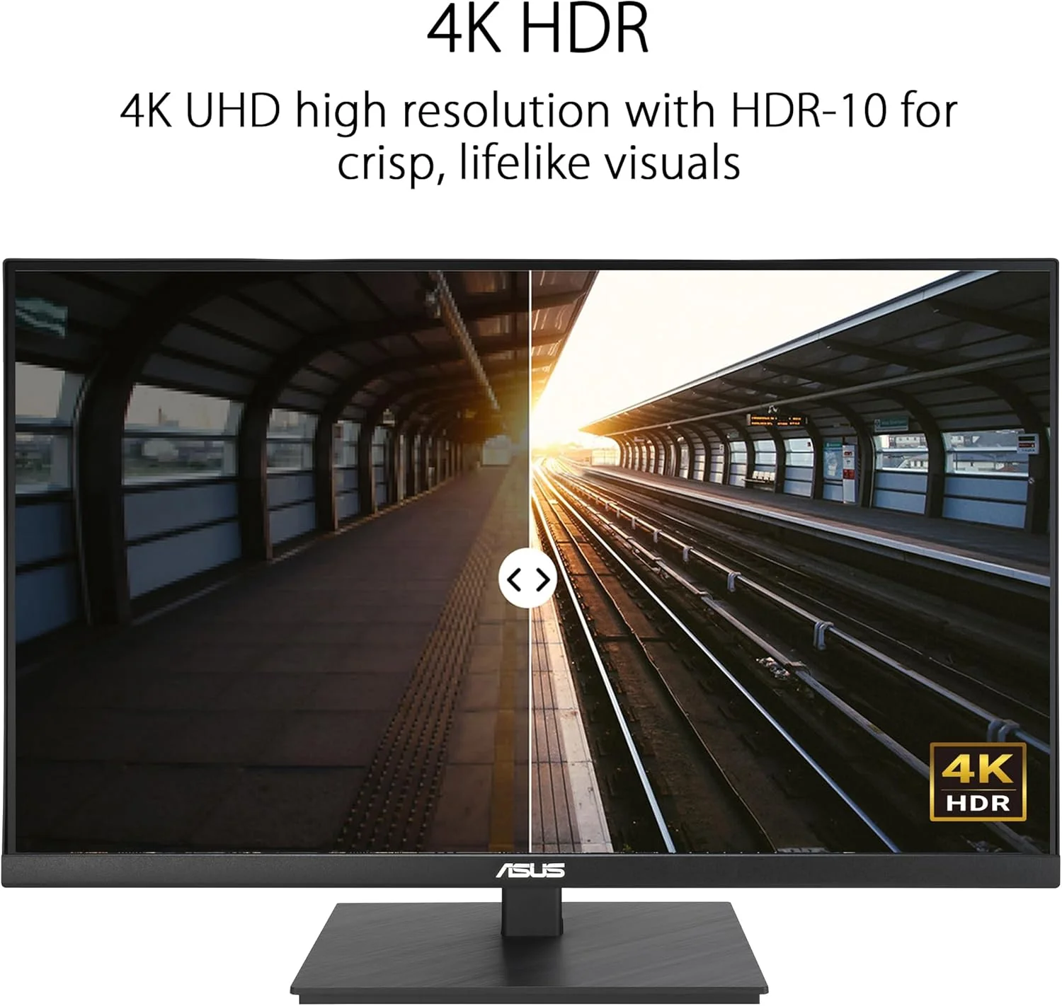 ASUS 27” 4K Business Monitor (VA27UQSB) - UHD (3840 x 2160), IPS, Frameless, HDR10, DisplayPort, Dual HDMI, Speakers, Eye Care, Ergonomic, pivot, swivel, height adjustable, DisplayWidget (Certified Refurbished) - Image 3
