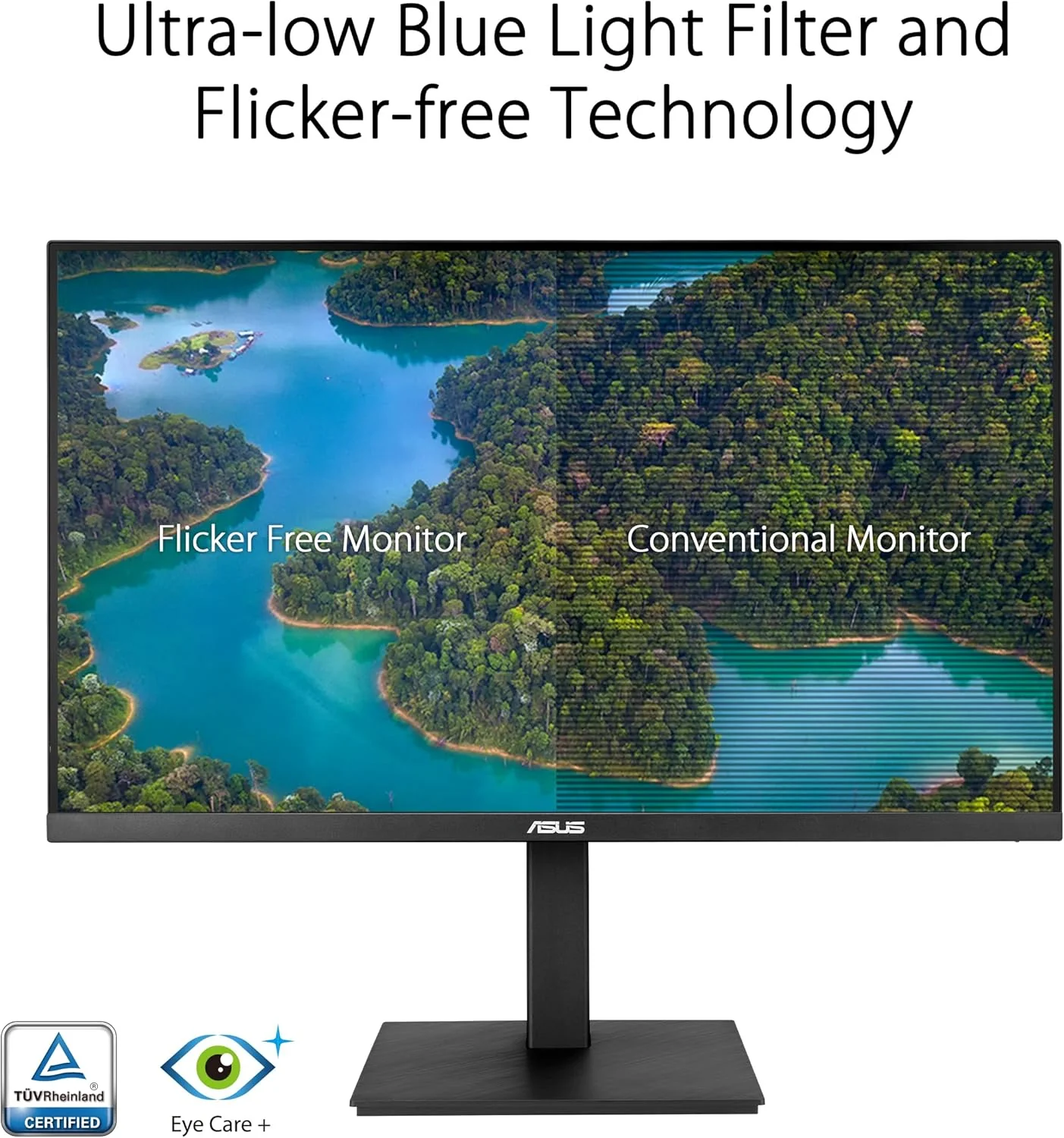ASUS 27” 4K Business Monitor (VA27UQSB) - UHD (3840 x 2160), IPS, Frameless, HDR10, DisplayPort, Dual HDMI, Speakers, Eye Care, Ergonomic, pivot, swivel, height adjustable, DisplayWidget (Certified Refurbished) - Image 6