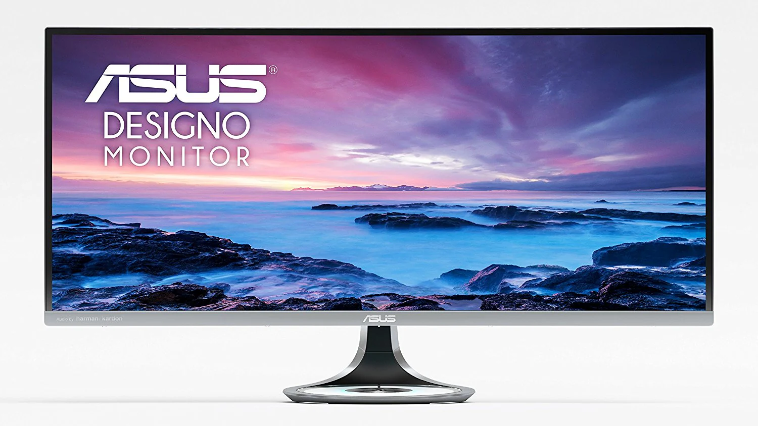 ASUS Designo Curved MX34VQ 34” UQHD 100Hz DP HDMI Eye Care Monitor with Adaptive-Sync (Certified Refurbished)
