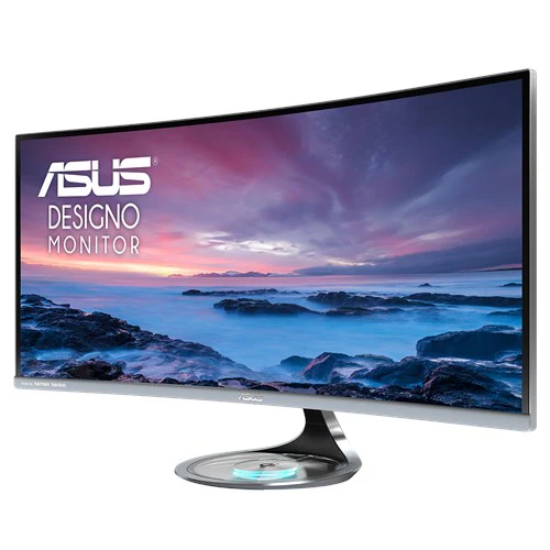 ASUS Designo Curved MX34VQ 34” UQHD 100Hz DP HDMI Eye Care Monitor with Adaptive-Sync (Certified Refurbished) - Image 2