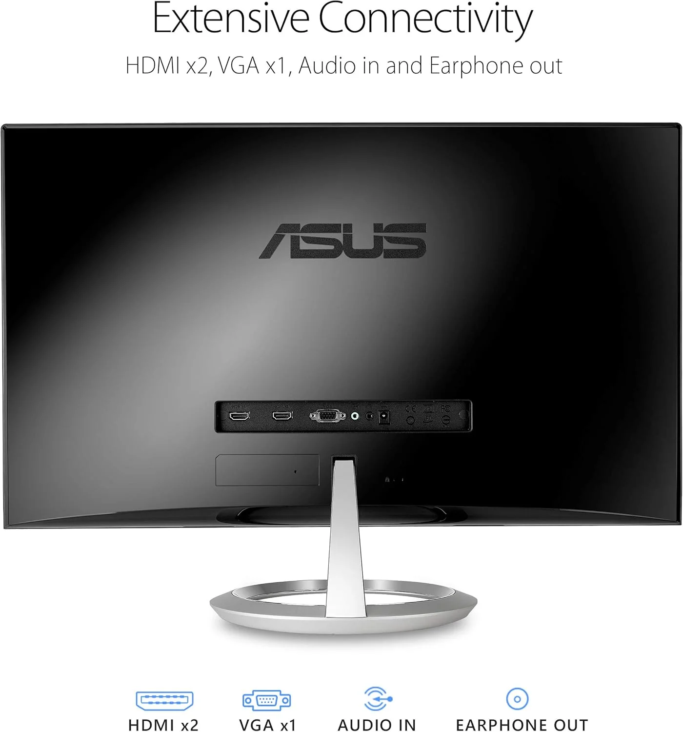 Asus Designo MX279HS 27” Monitor Frameless 1080P IPS Eye Care HDMI VGA (Certified Refurbished) - Image 7