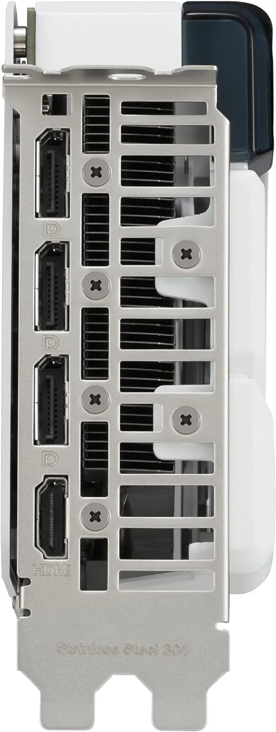 ASUS Dual GeForce RTX 4060 OC White Edition 8GB GDDR6 (PCIe 4.0, 8GB GDDR6, DLSS 3, HDMI 2.1a, DisplayPort 1.4a, 2.5-Slot Design, Axial-tech Fan Design, 0dB Technology, and More) (Certified Refurbished) - Image 3