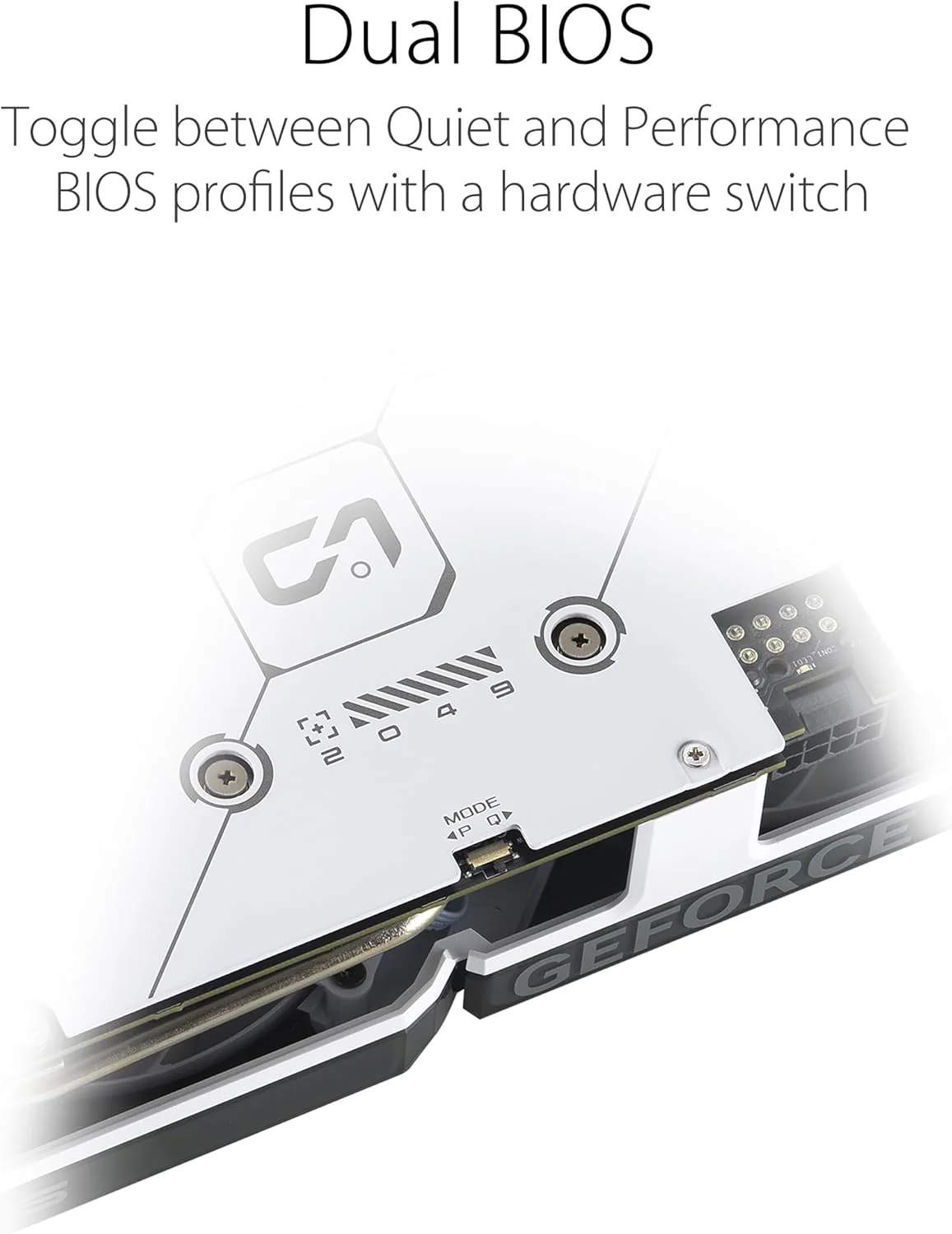 ASUS Dual GeForce RTX 4060 OC White Edition 8GB GDDR6 (PCIe 4.0, 8GB GDDR6, DLSS 3, HDMI 2.1a, DisplayPort 1.4a, 2.5-Slot Design, Axial-tech Fan Design, 0dB Technology, and More) (Certified Refurbished) - Image 6