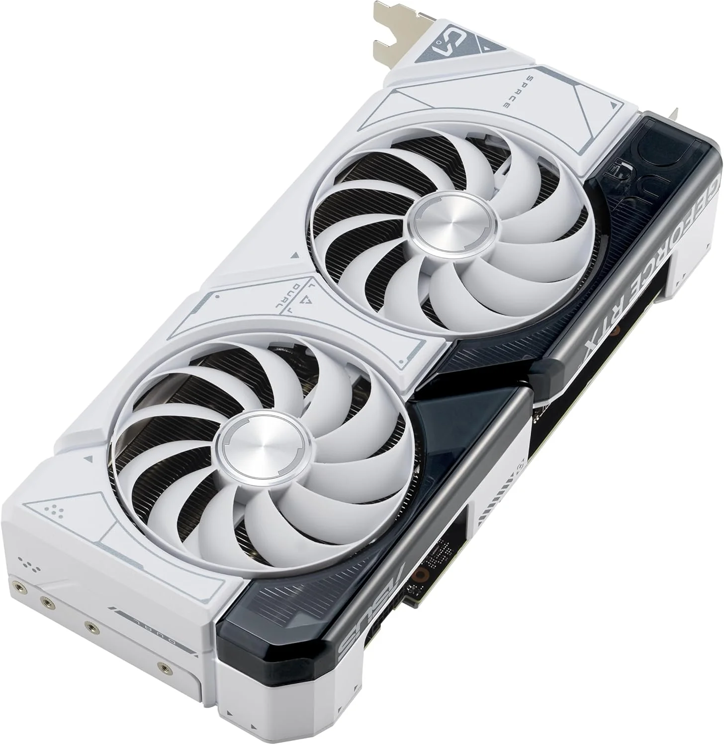 ASUS Dual GeForce RTX 4070 Super White OC Edition (PCIe 4.0, 12GB GDDR6X, DLSS 3, HDMI 2.1a, DisplayPort 1.4a, 2.56-Slot Design, Axial-tech Fan Design, Auto-Extreme Technology, and More) (Certified Refurbished) - Image 3