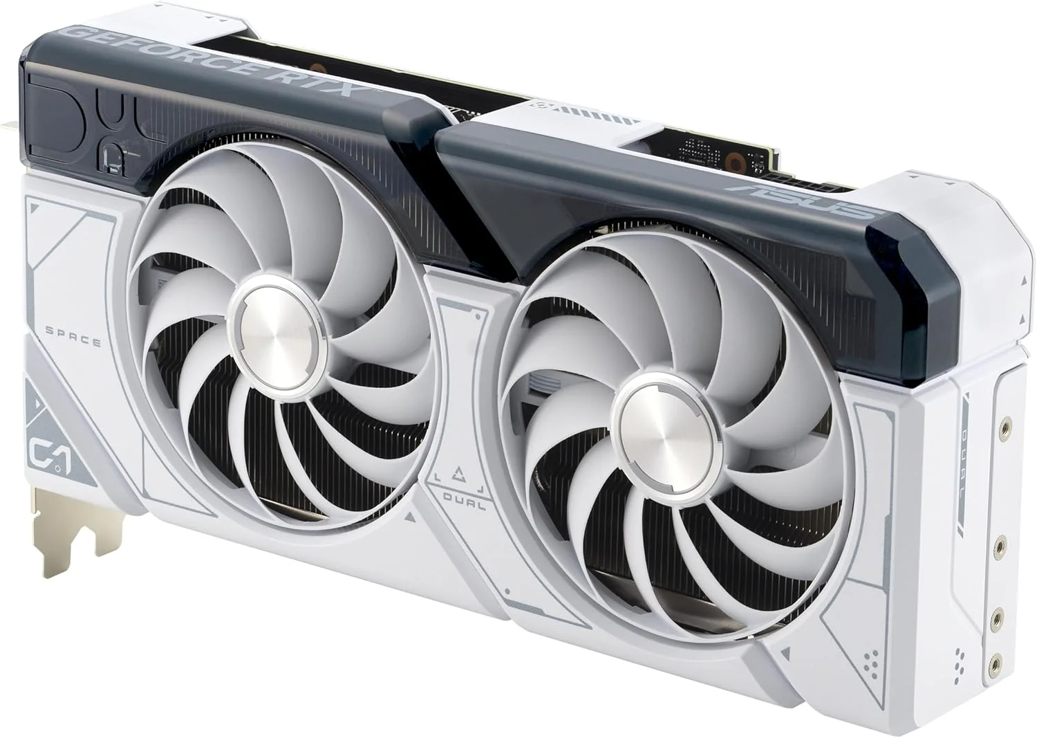 ASUS Dual GeForce RTX 4070 Super White OC Edition (PCIe 4.0, 12GB GDDR6X, DLSS 3, HDMI 2.1a, DisplayPort 1.4a, 2.56-Slot Design, Axial-tech Fan Design, Auto-Extreme Technology, and More) (Certified Refurbished) - Image 4