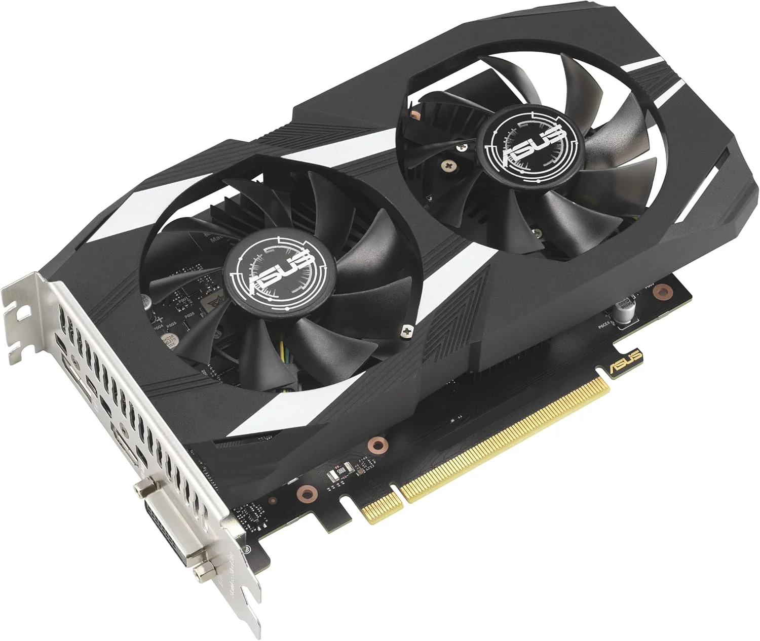 ASUS Dual NVIDIA GeForce RTX 3050 6GB OC Edition Gaming Graphics Card - PCIe 4.0, 6GB GDDR6 Memory, HDMI 2.1, DisplayPort 1.4a, 2-Slot Design, Axial-tech Fan Design, 0dB Technology, Steel Bracket (Certified Refurbished) - Image 3