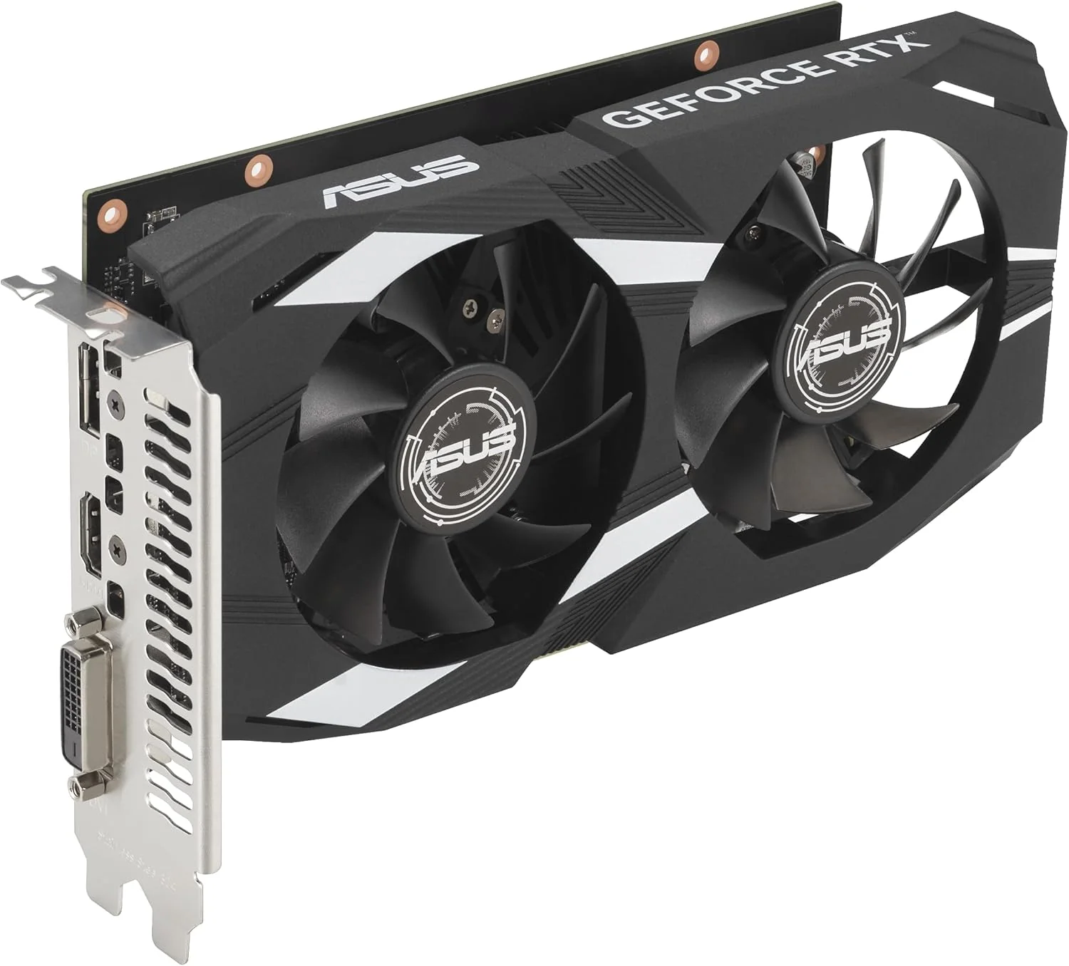 ASUS Dual NVIDIA GeForce RTX 3050 6GB OC Edition Gaming Graphics Card - PCIe 4.0, 6GB GDDR6 Memory, HDMI 2.1, DisplayPort 1.4a, 2-Slot Design, Axial-tech Fan Design, 0dB Technology, Steel Bracket (Certified Refurbished) - Image 4
