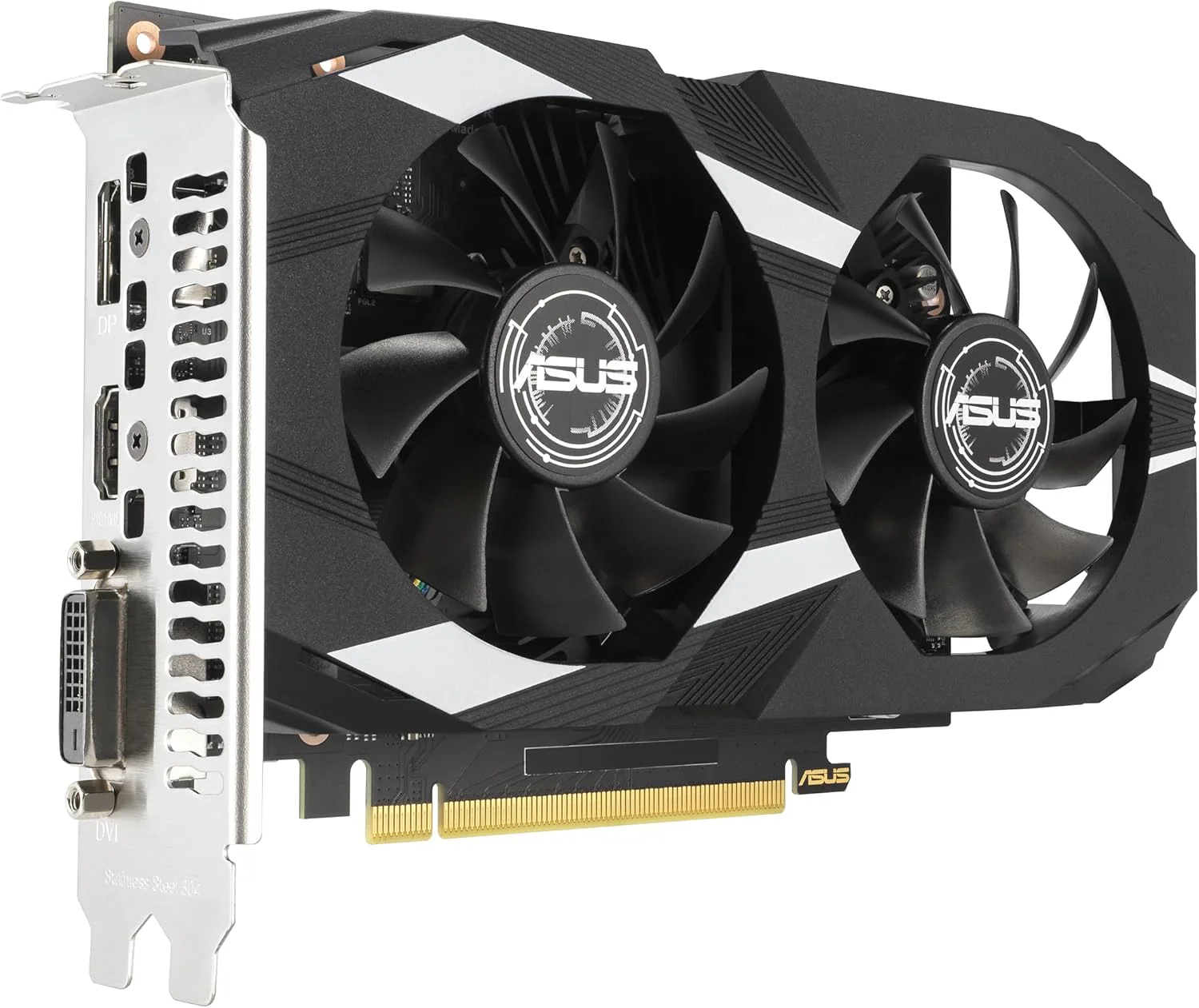 ASUS Dual NVIDIA GeForce RTX 3050 6GB OC Edition Gaming Graphics Card - PCIe 4.0, 6GB GDDR6 Memory, HDMI 2.1, DisplayPort 1.4a, 2-Slot Design, Axial-tech Fan Design, 0dB Technology, Steel Bracket (Certified Refurbished) - Image 5