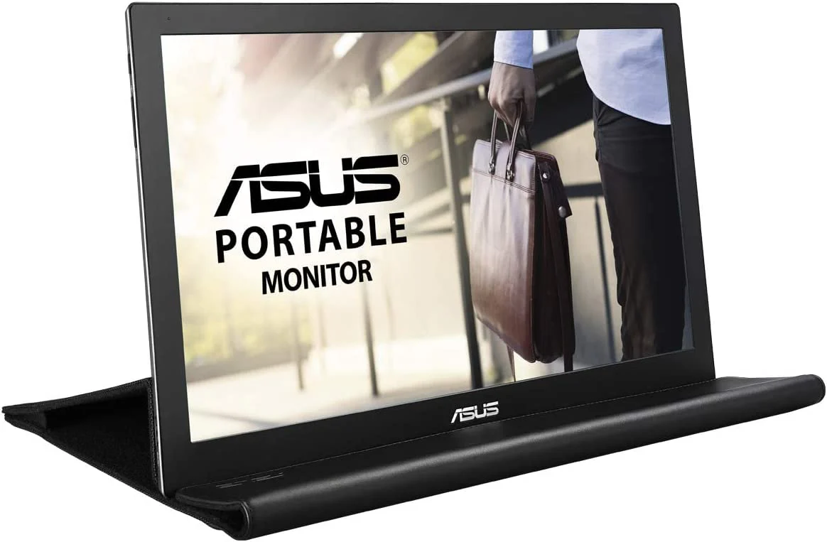 ASUS MB169B+ Portable USB Monitor - 16 inch (15.6 inch viewable), Full HD, USB-powered, IPS, Ultra-slim, Smart Case (Certified Refurbished) - Image 6