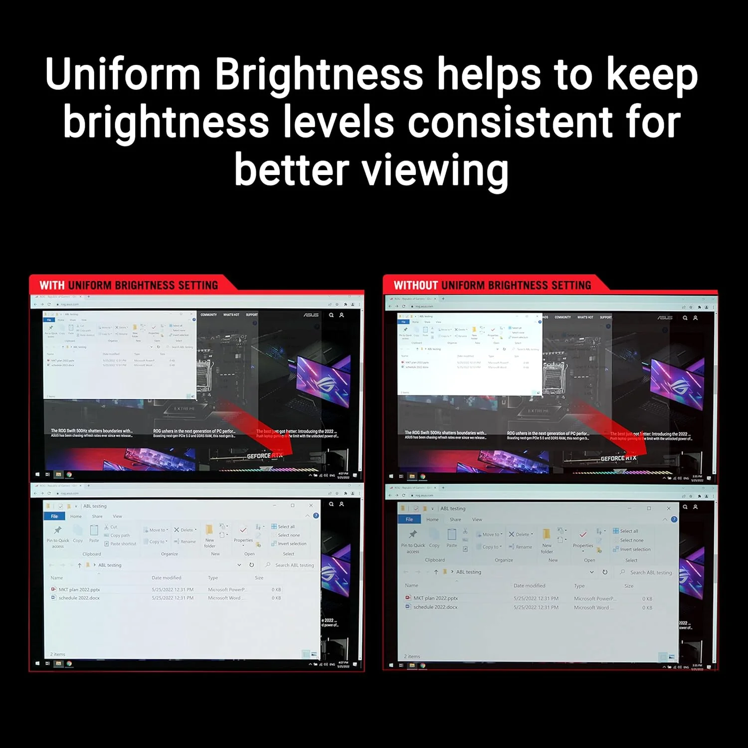 ASUS ROG Swift 32” 4K OLED Gaming Monitor (PG32UCDM) - UHD (3840 x 2160), QD-OLED, 240Hz, 0.03ms, G-SYNC Compatible, Custom Heatsink, Graphene film, 99% DCI-P3, True 10-bit, 90W USB-C (Certified Refurbished) - Image 3