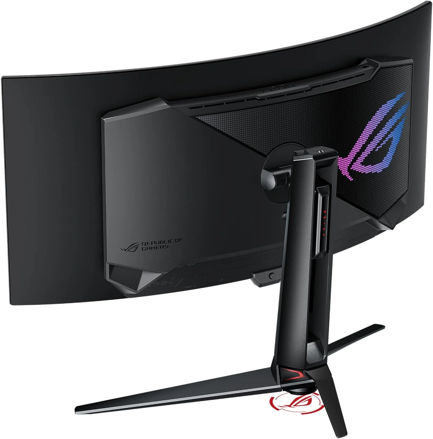 ASUS ROG Swift 34” OLED Ultrawide 800R Curved Gaming Monitor (PG34WCDM) – 21:9 (3440 x 1440), 240Hz, 0.03ms, G-SYNC Compatible, Custom Heatsink, Uniform Brightness, Smart KVM, USB-C 90W PD, 1300nits (Certified Refurbished) - Image 4