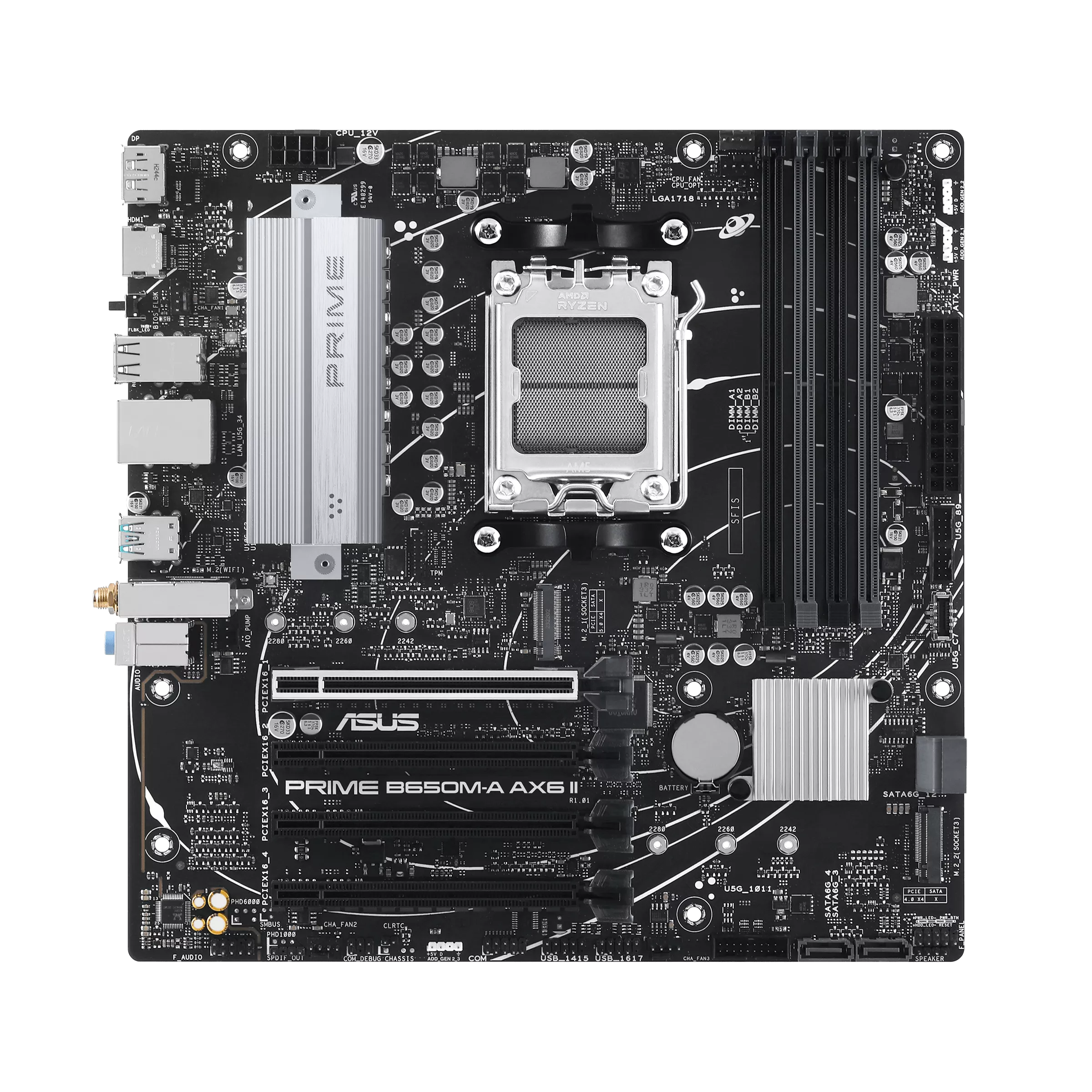 ASUS Prime B650M-A AX6 II Motherboard (Certified Refurbished) - Image 3