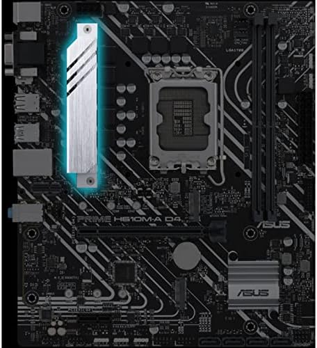 ASUS Prime H610M-A D4-CSM LGA 1700(Intel 12th Gen) Micro-ATX Commercial Motherboard (PCIe 4.0, DDR4, 2xM.2 Slots,1Gb LAN, Rear USB 3.2 Gen 2 Ports, DP/HDMI/D-Sub, SPI-TPM Header, ACCE) (Certified Refurbished) - Image 2