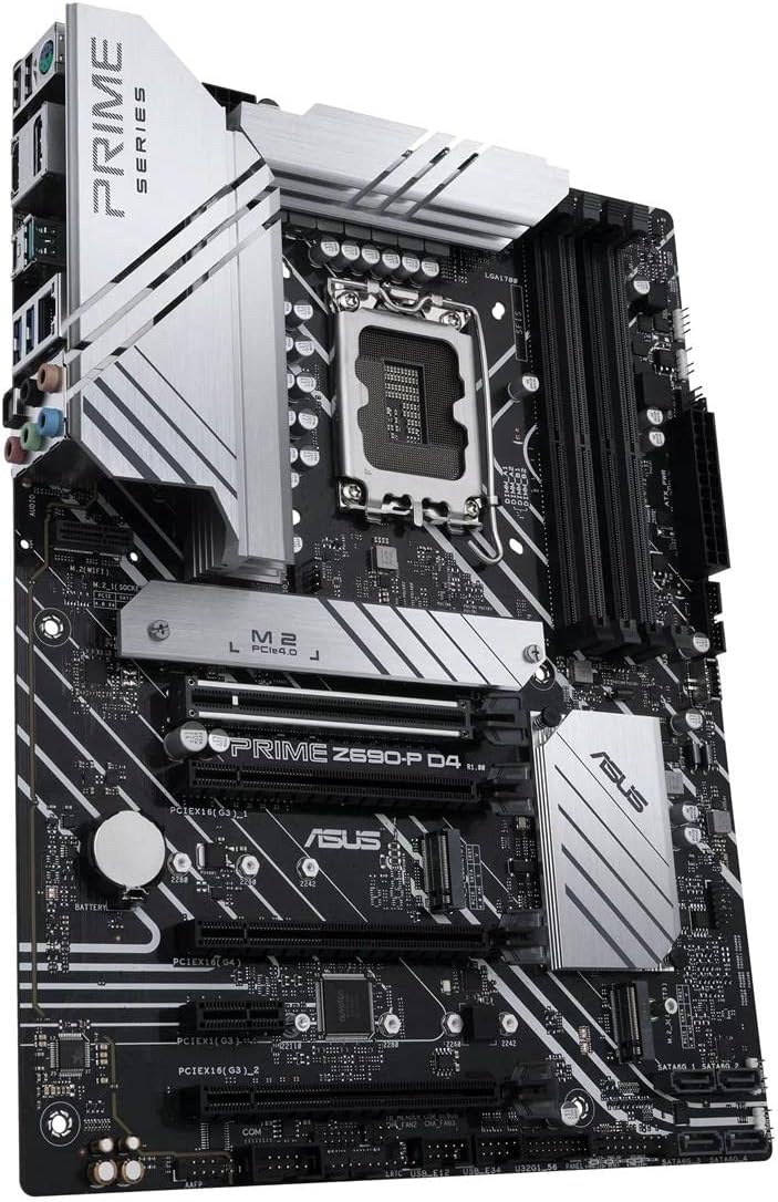 Asus Prime Z690-P D4 LGA 1700 Intel Z690 DDR4 ATX Motherboard (Certified Refurbished) - Image 2