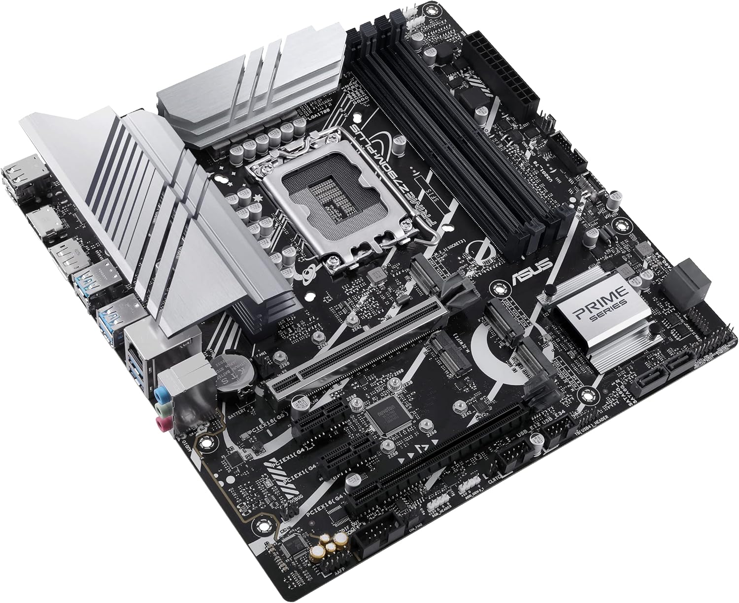 ASUS Prime Z790M-Plus LGA 1700(Intel 12th&13th Gen) microATX motherboard (PCIe 5.0, 3xM.2 slots,10+1 DrMOS,DDR5,1 Gb LAN, DP,USB 3.2 Gen2x2 Type-C,front USB3.2 Gen 1 Type-C, Thunderbolt(USB4) (Certified Refurbisehd) - Image 5