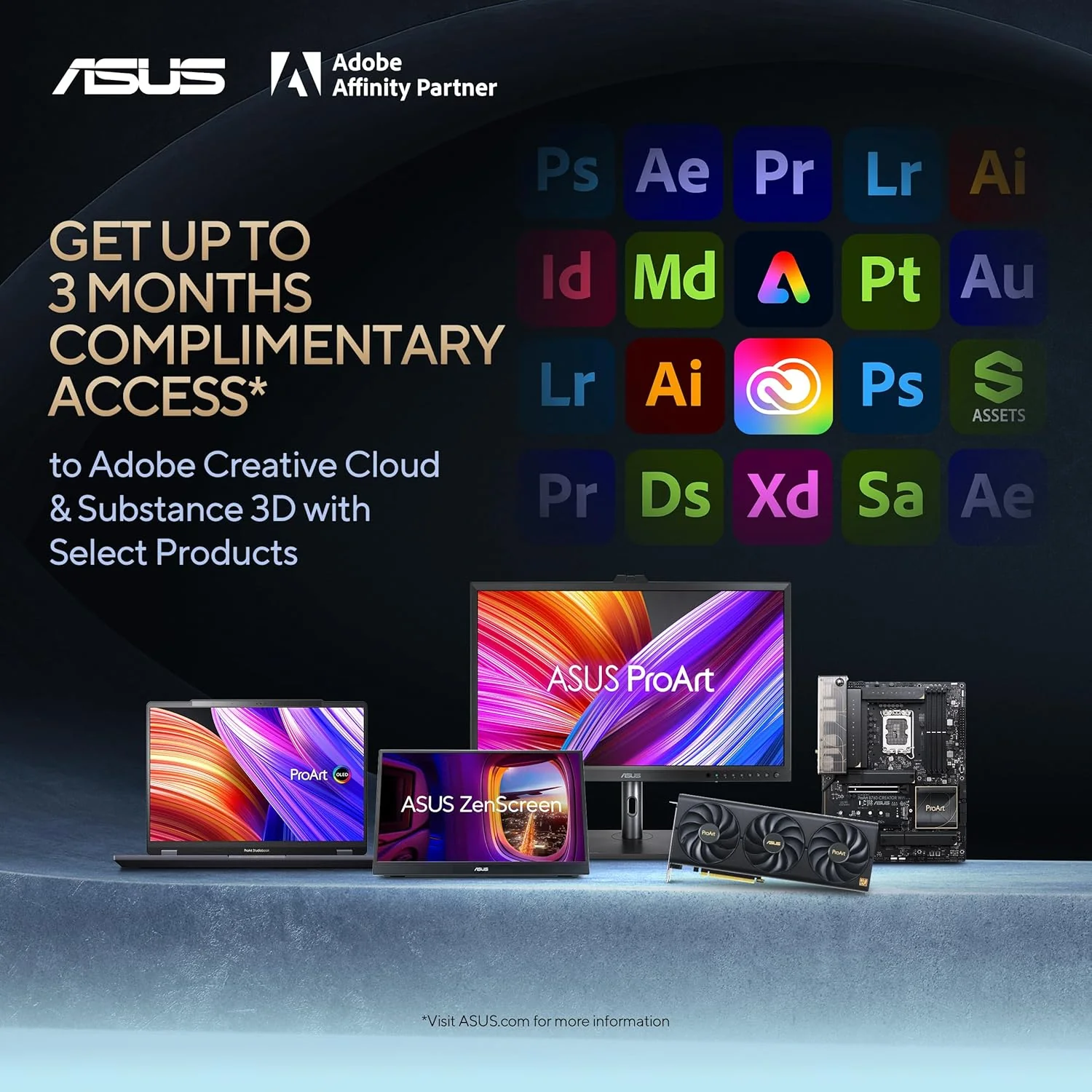 ASUS ProArt Display 24” (24.1” viewable) 16:10 HDR Professional Monitor (PA248CRV) - IPS, (1920 x 1200), 97% DCI-P3, ΔE < 2, Calman Verified, USB-C PD 96W, DisplayPort, Daisy-Chain, Height Adjustable (Certified Refurbished) - Image 2