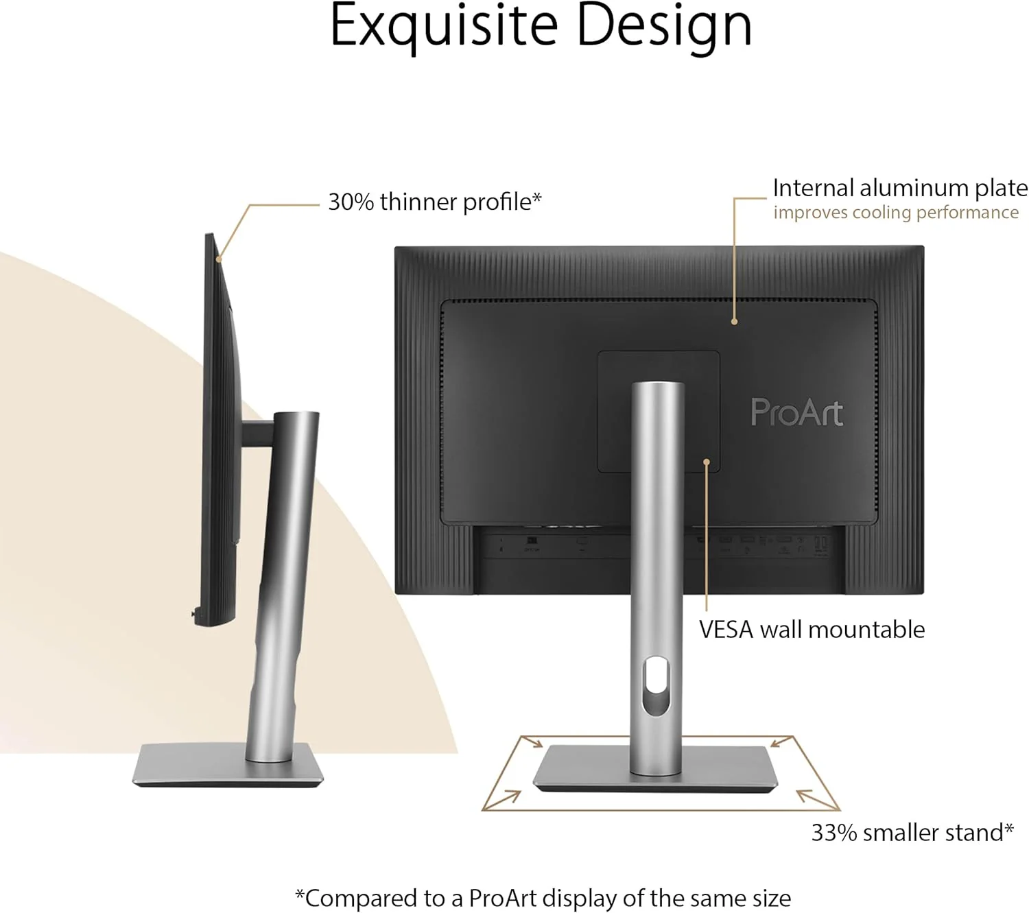 ASUS ProArt Display 24” (24.1” viewable) 16:10 HDR Professional Monitor (PA248CRV) - IPS, (1920 x 1200), 97% DCI-P3, ΔE < 2, Calman Verified, USB-C PD 96W, DisplayPort, Daisy-Chain, Height Adjustable (Certified Refurbished) - Image 4