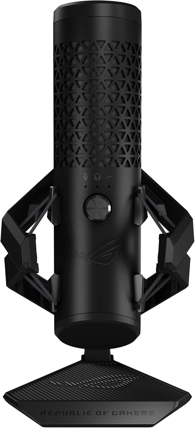 ASUS ROG Carnyx USB Gaming Microphone (25mm Condenser Capsule, 192kHz/24-bit, Cardioid, high-Pass Filter, Built-in pop Filter, Metal Shock Mount, one-Touch Mute, Aura Sync RGB) (Certified Refurbished) - Image 6