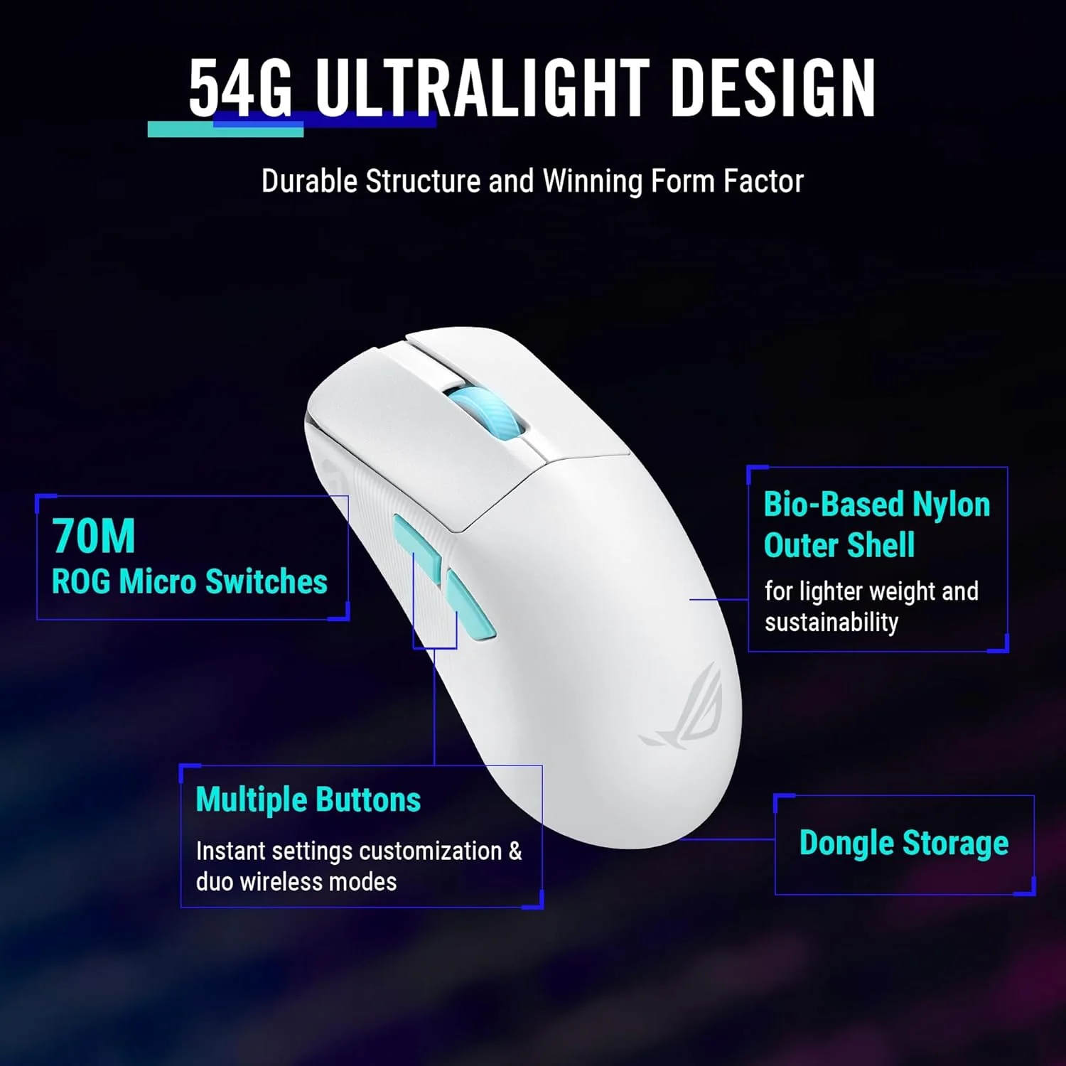 ASUS ROG Harpe Ace Aim Lab Edition Gaming Mouse (Certified Refurbished) - Image 16