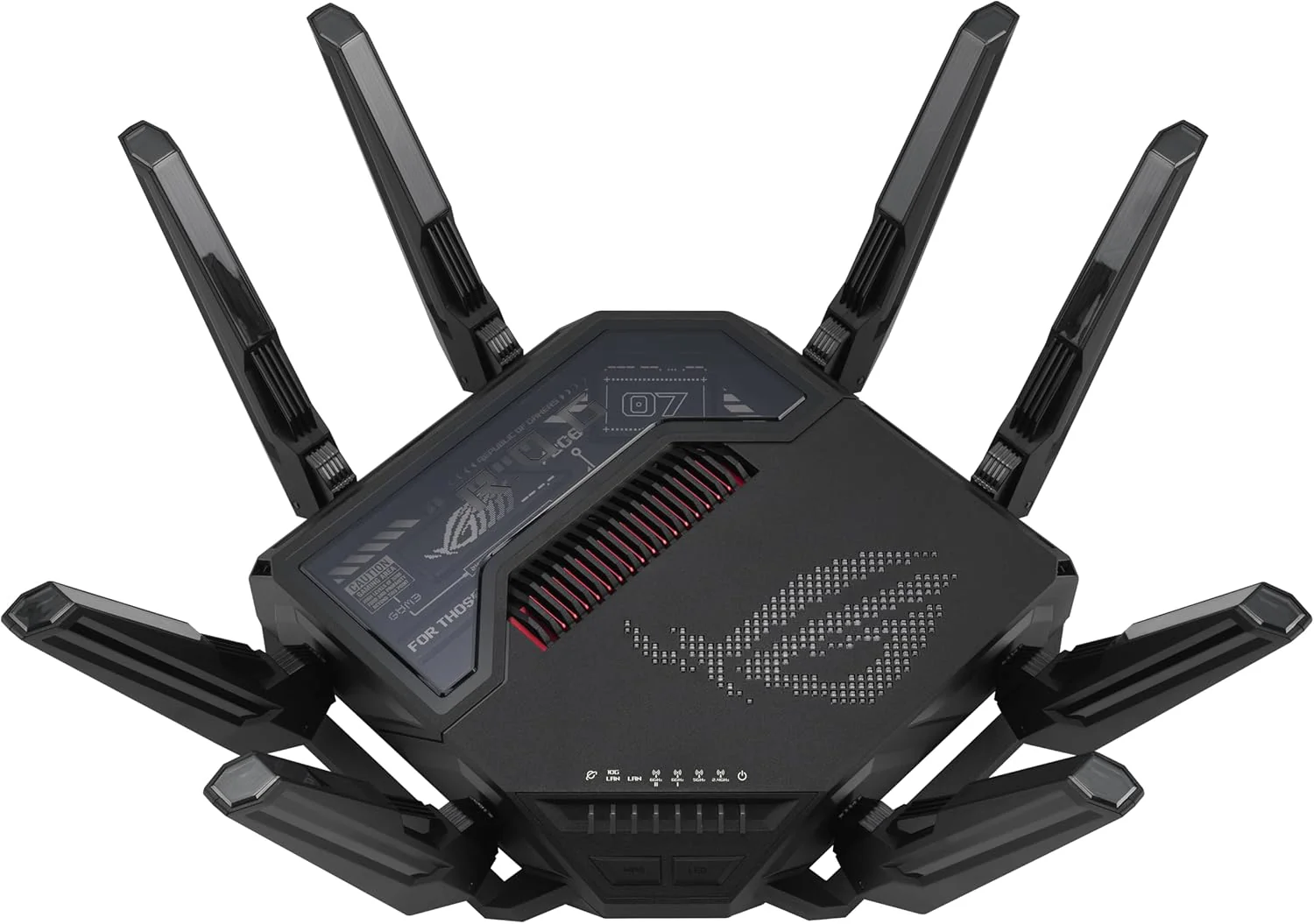 ASUS ROG Rapture GT-BE98 PRO First Quad-Band WiFi 7 Gaming Router supports 320MHz, Dual 10G Port, Triple-level Game Acceleration, Mobile Game Mode, Subscription-Free Security, AiMesh, and VPN features (Certified Refurbished) - Image 9