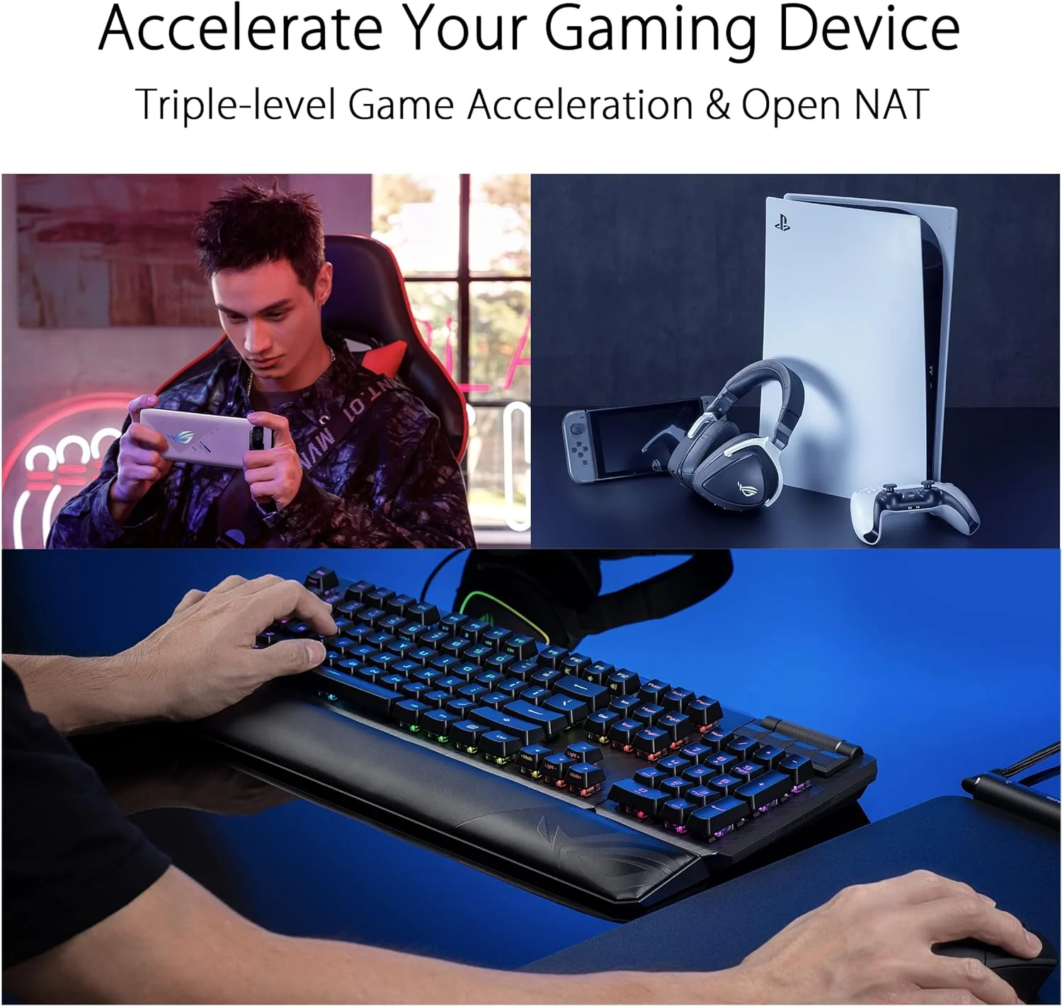ASUS ROG Rapture GT6 (2PK) AX10000 Tri-Band WiFi 6 Gaming Mesh System, Covers up to 5,800 sq ft, 2.5 Gbps Port, Triple-Level Game Acceleration, UNII 4, Free Lifetime Internet Security (Certified Refurbished) - Image 4