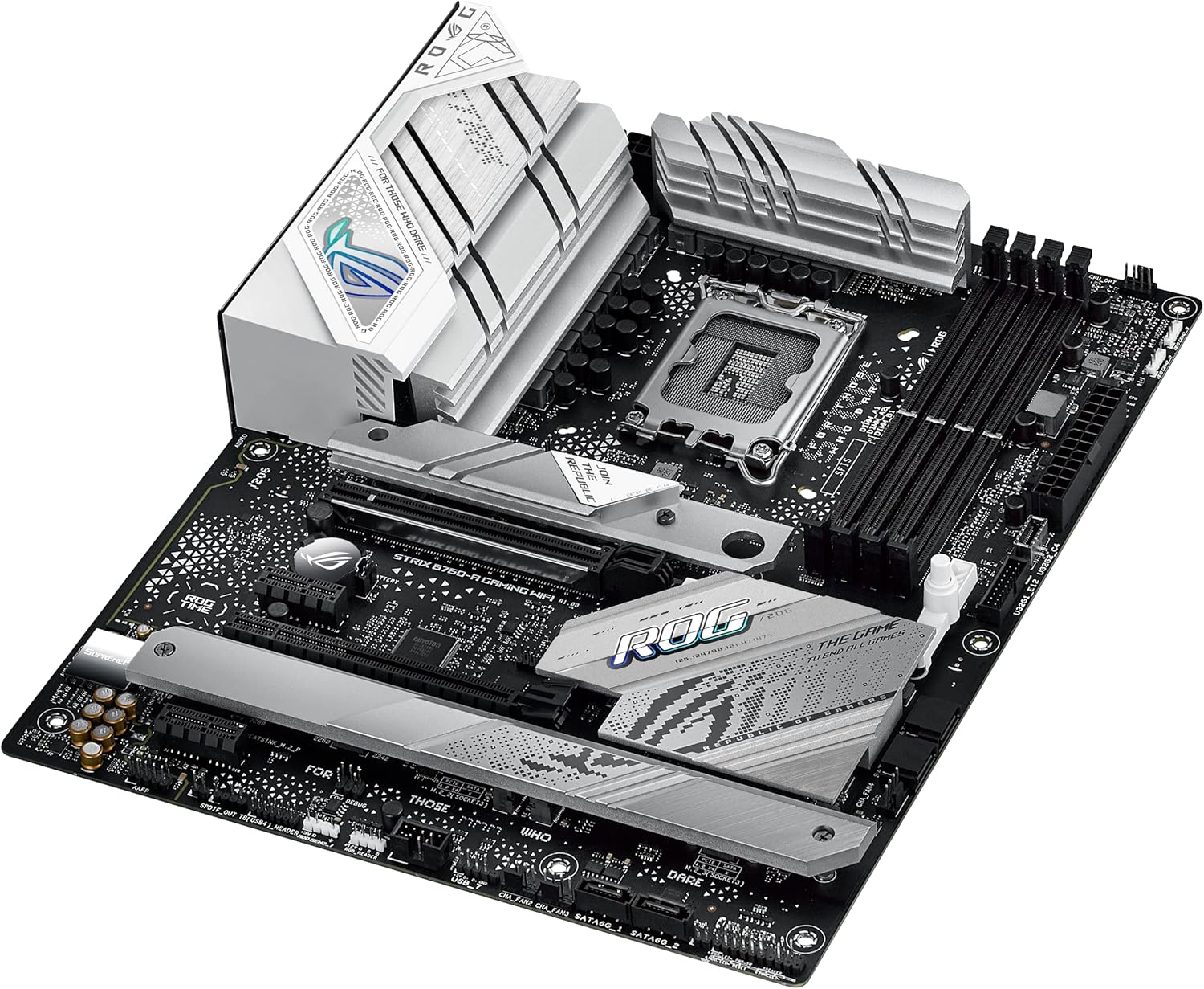 ASUS ROG Strix B760-A Gaming WiFi Intel® B760 (13th and 12th Gen) LGA 1700 White ATX Motherboard (Certified Refurbished) - Image 3