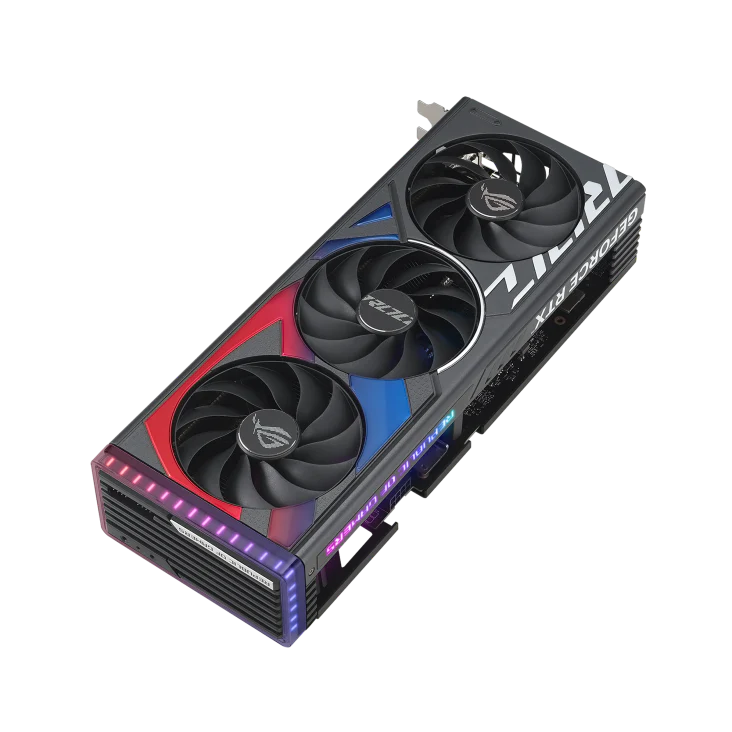 ASUS ROG Strix GeForce RTX 4060 OC Edition Gaming Graphics Card (PCIe 4.0, 8GB GDDR6, DLSS 3, HDMI 2.1a, DisplayPort 1.4a, Axial-tech Fan Design, Aura Sync, 0dB Technology) (Certified Refurbished) - Image 3