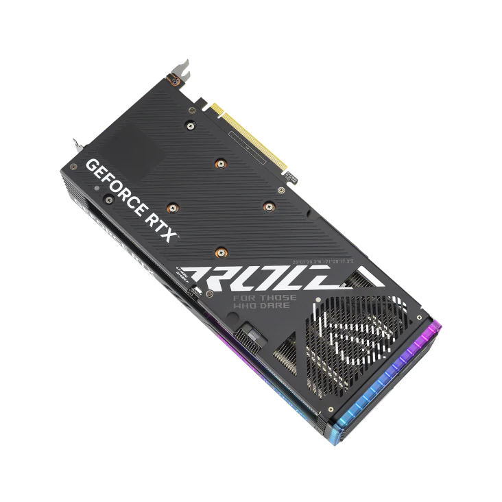 ASUS ROG Strix GeForce RTX 4060 OC Edition Gaming Graphics Card (PCIe 4.0, 8GB GDDR6, DLSS 3, HDMI 2.1a, DisplayPort 1.4a, Axial-tech Fan Design, Aura Sync, 0dB Technology) (Certified Refurbished) - Image 4