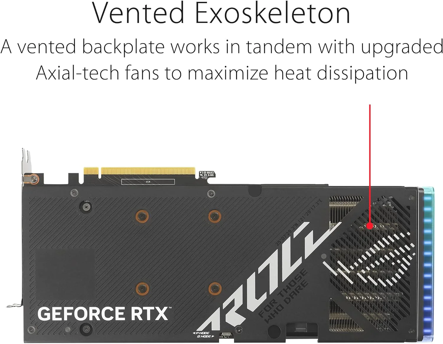 ASUS ROG Strix GeForce RTX 4060 OC Edition Gaming Graphics Card (PCIe 4.0, 8GB GDDR6, DLSS 3, HDMI 2.1a, DisplayPort 1.4a, Axial-tech Fan Design, Aura Sync, 0dB Technology) (Certified Refurbished) - Image 8