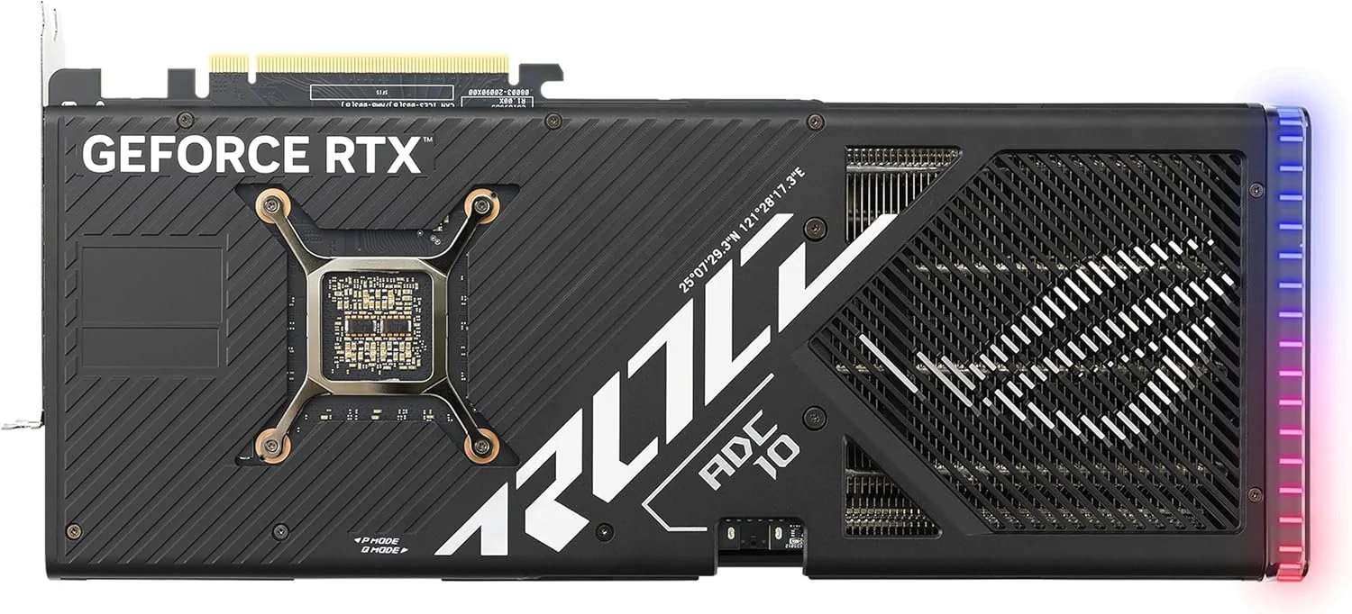 ASUS ROG Strix GeForce RTX 4080 Super OC Edition Gaming Graphics Card (PCIe 4.0, 16GB GDDR6X, DLSS 3, HDMI 2.1a, DisplayPort 1.4a, Vapor Chamber, Massive Vented Backplate, Power Sensing, Aura Sync) (Certified Refurbished) - Image 8