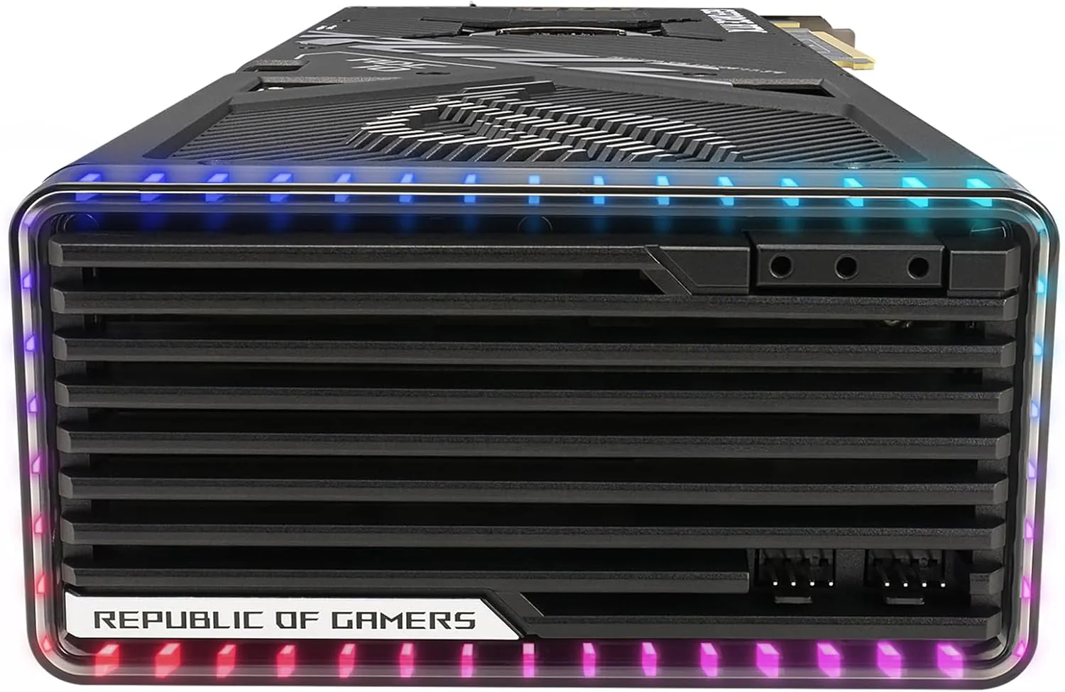ASUS ROG Strix GeForce RTX 4080 Super OC Edition Gaming Graphics Card (PCIe 4.0, 16GB GDDR6X, DLSS 3, HDMI 2.1a, DisplayPort 1.4a, Vapor Chamber, Massive Vented Backplate, Power Sensing, Aura Sync) (Certified Refurbished) - Image 9