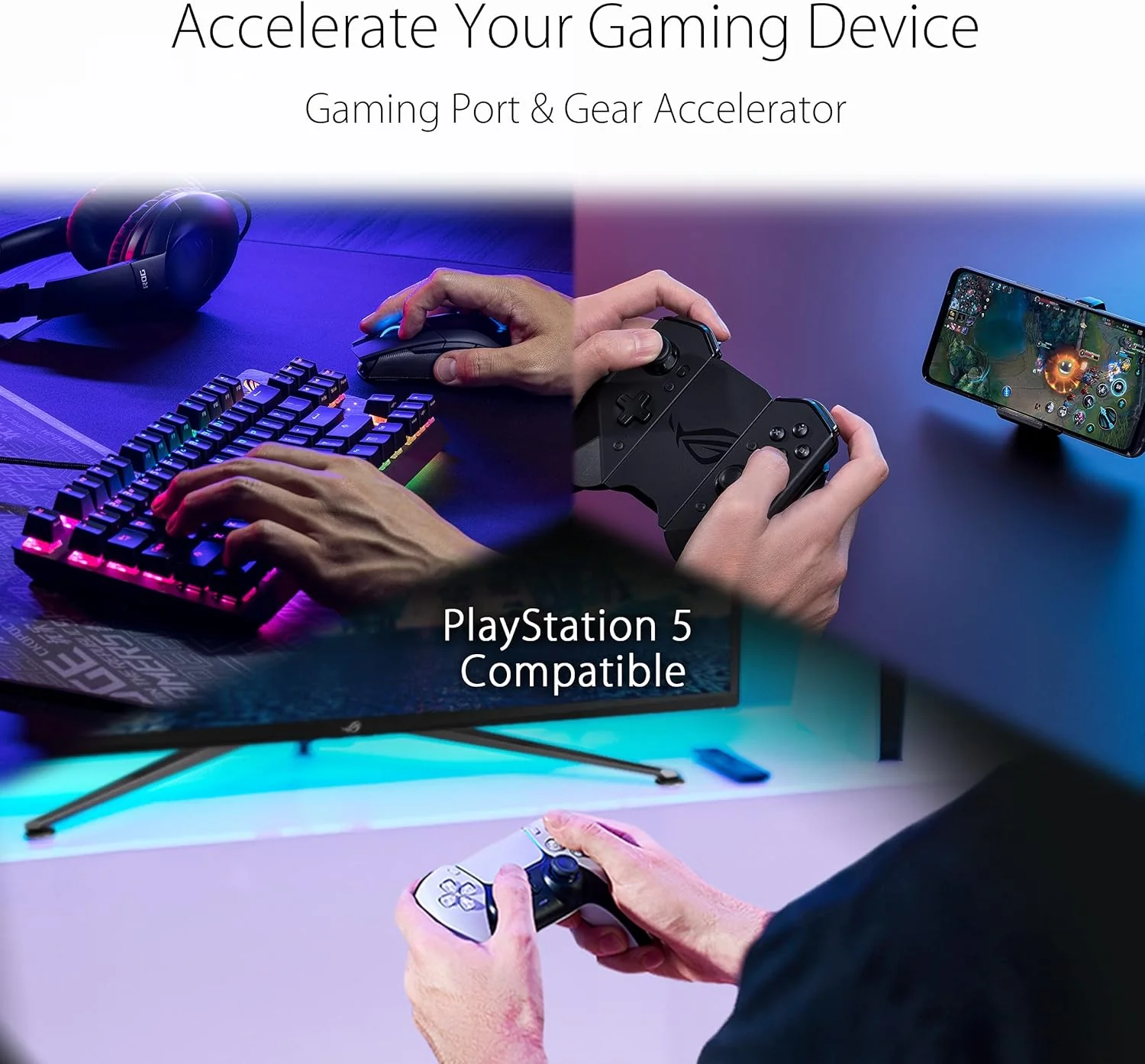 ASUS ROG Strix GS-AX3000 WiFi 6 Extendable Gaming Router, Gaming Port, Mobile Game Mode, Port Forwarding, VPN Fusion, Aura RGB, Subscription-free Network Security, Instant Guard, AiMesh Compatible (Certified Refurbished) - Image 4