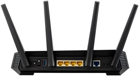 ASUS ROG Strix GS-AX5400 WiFi 6 Extendable Gaming Router, Gaming Port, Mobile Game Mode, Port Forwarding, VPN Fusion, Aura RGB, Subscription-free Network Security, Instant Guard, AiMesh Compatible (Certified Refurbished) - Image 2