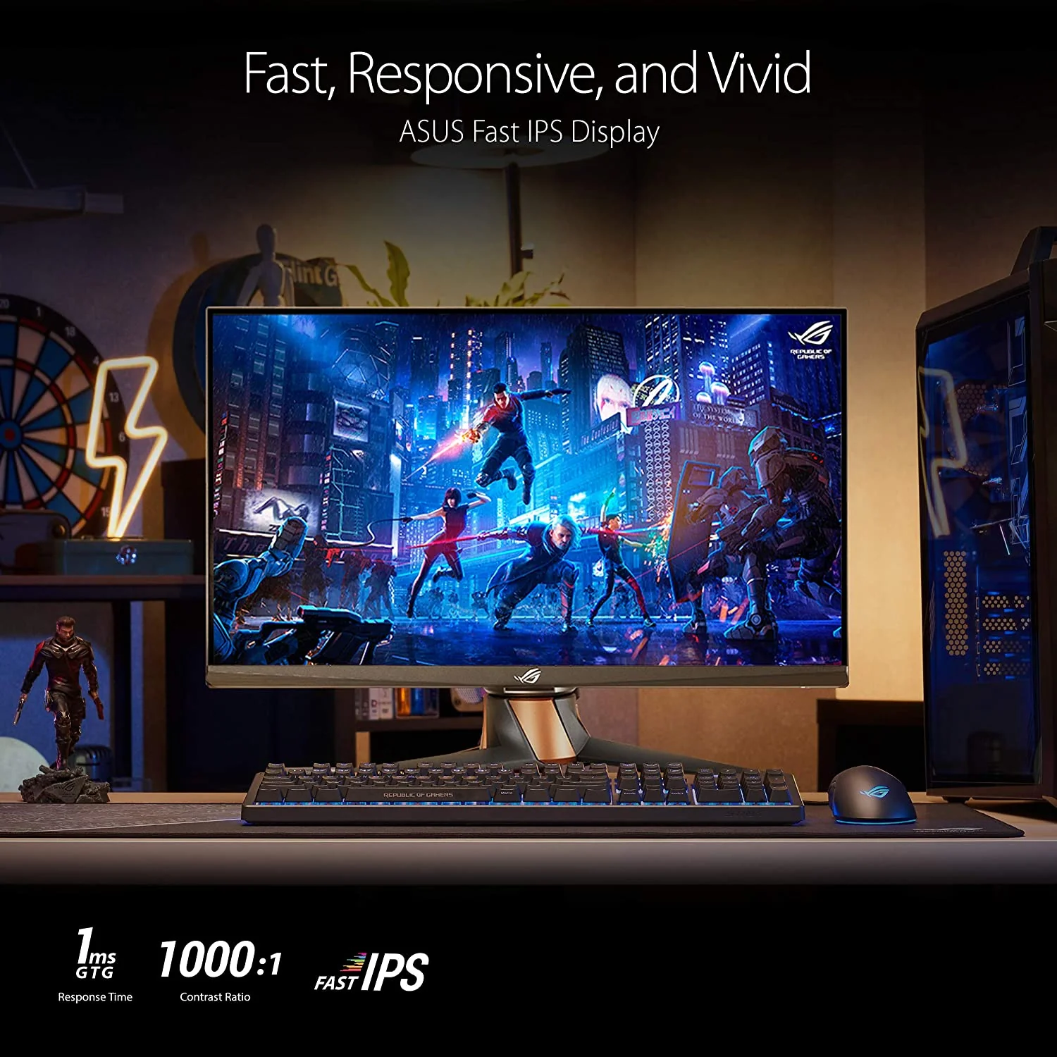 ASUS ROG SWIFT 360Hz PG259QNR eSports NVIDIA® G-SYNC® Gaming Monitor (Certified Refurbished) - Image 4