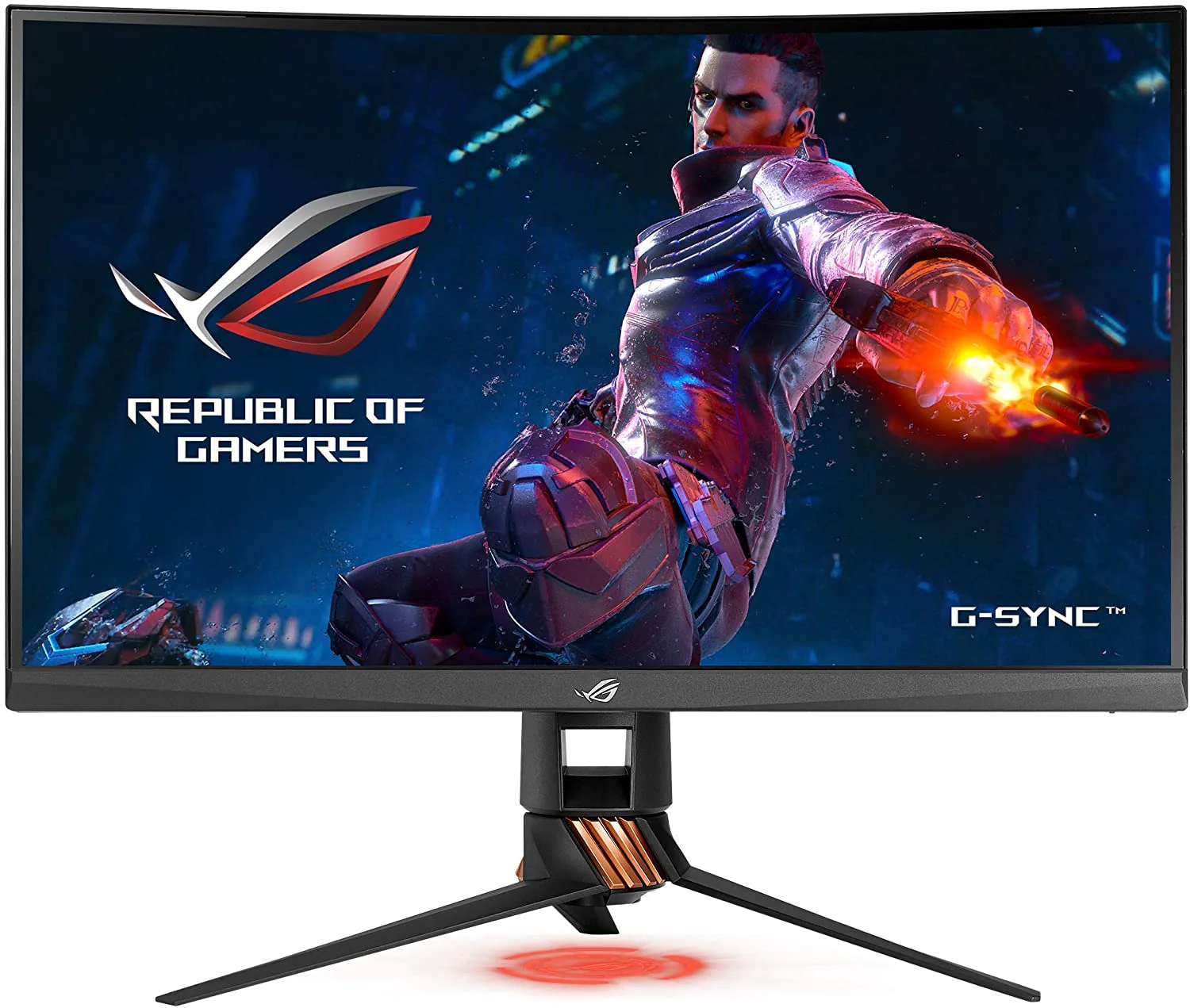ASUS ROG Swift PG27VQ 27” 1440p 1ms 165Hz DP HDMI G-SYNC Curved Gaming Monitor (Certified Refurbished) - Image 2