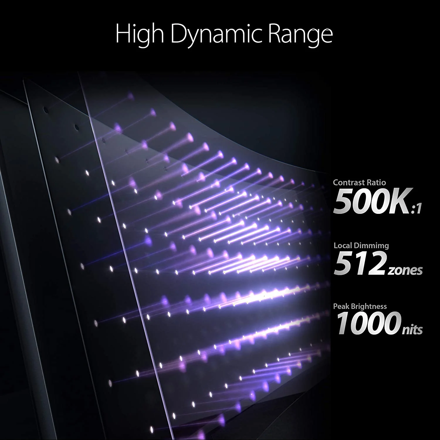 ROG Swift PG35VQ Ultra-Wide HDR Gaming Monitor – 35” 21:9 (3440 x 1440), FALD 512 Zones, Peak Brightness 1000nits, Overclockable 200Hz, 2ms, G-SYNC Ultimate, DisplayHDR1000 (Certified Refurbished) - Image 3