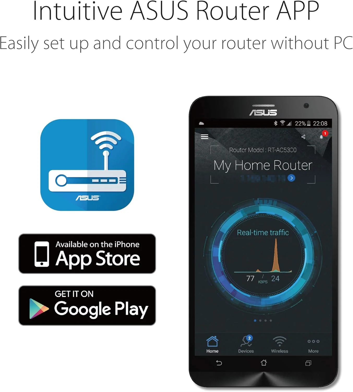 ASUS RT-AX58U Ultra-Fast Dual Band Gigabit Wireless Router - Next Gen WiFi 6, Adaptive QoS, and AiProtection by Trend Micro | 1x WAN, 4X 1G LAN, 1x USB 3.0 - AiMesh Compatible (certified Refurbished) - Image 11