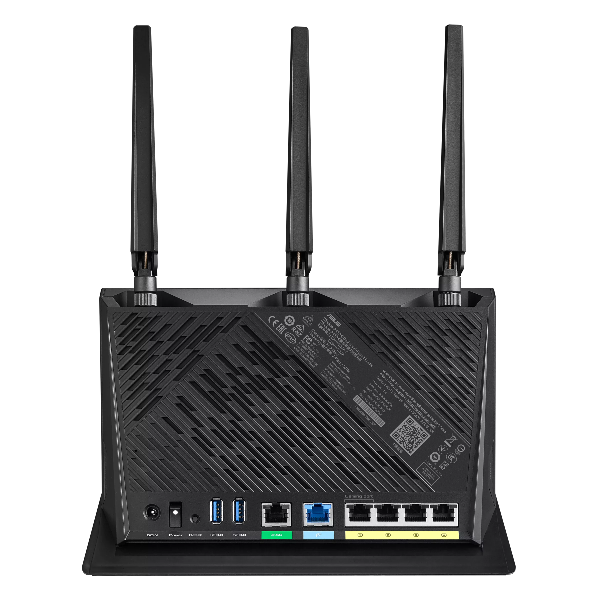 ASUS RT-AX86U (AX5700) Dual Band WiFi 6 Extendable Gaming Router, 2.5G Port, Gaming Port, Mobile Game Mode, Port Forwarding, Subscription-Free Network Security, Instant Guard, VPN, AiMesh Compatible (Certified Refurbished) - Image 2