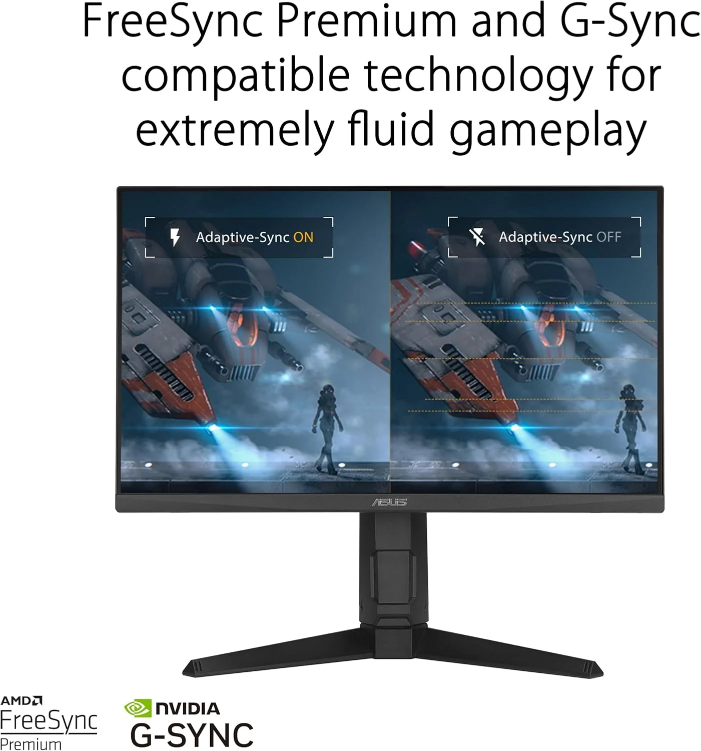 ASUS TUF Gaming 24” (23.8” viewable) 1080P Monitor (VG249QL3A) - Full HD, 180Hz, 1ms, Fast IPS, ELMB, FreeSync Premium, G-SYNC Compatible, Speakers, DisplayPort, Height Adjustable (Certified Refurbished) - Image 5