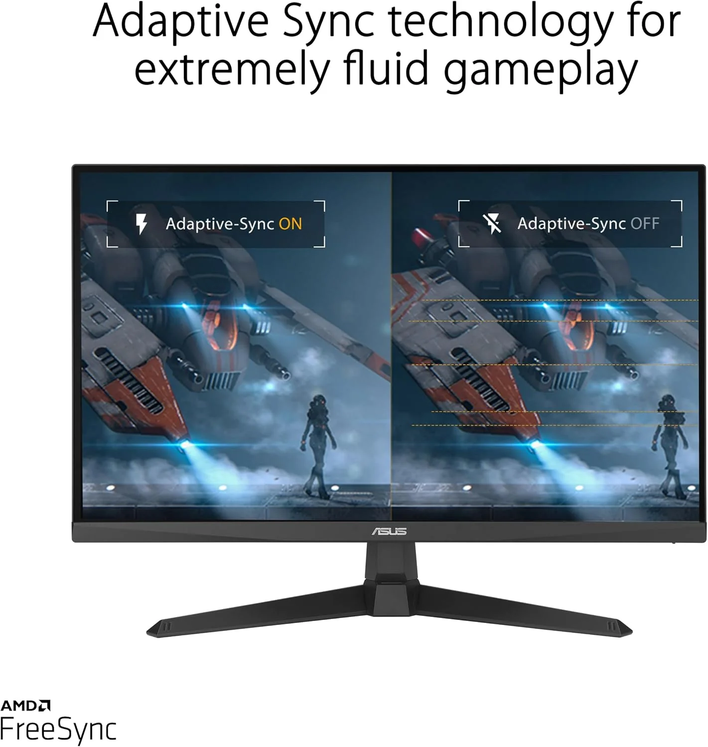 ASUS TUF Gaming 25” (24.5 inch viewable) 1080P Gaming Monitor (VG259Q3A) – Full HD, 180Hz, 1ms, Fast IPS, Extreme Low Motion Blur, FreeSync, Variable Overdrive, Speakers, 99% sRGB, Shadow Boost (Certified Refurbished) - Image 4