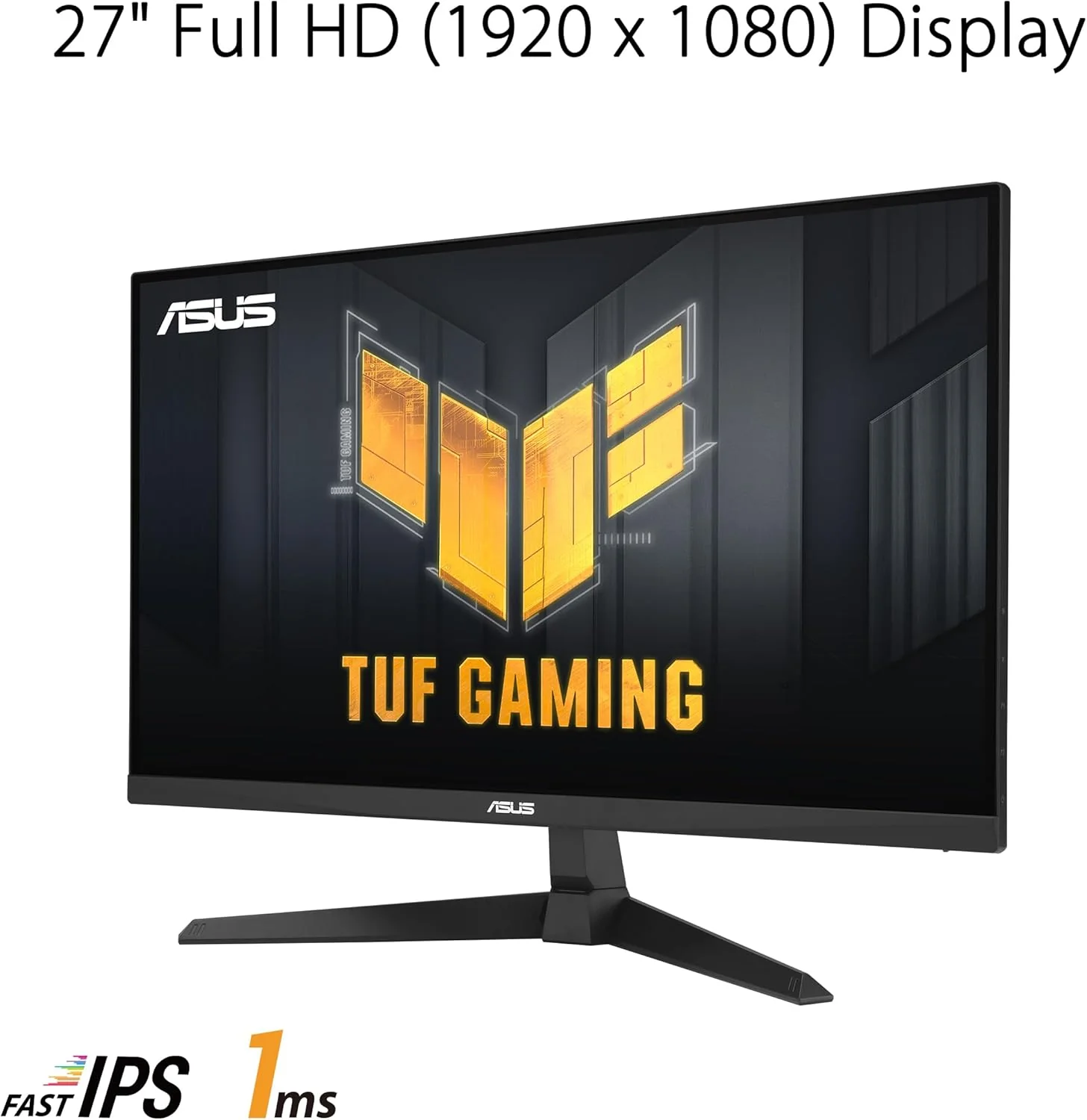 ASUS TUF Gaming 27” 1080P Monitor (VG279Q3A) – Full HD, 180Hz, 1ms, Fast IPS, Extreme Low Motion Blur Sync, FreeSync Premium, G-SYNC Compatible (Certified Refurbished) - Image 2