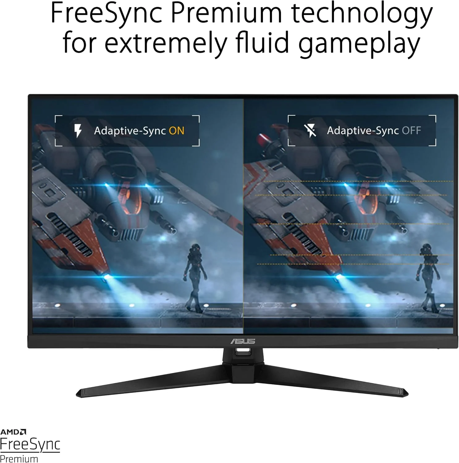 ASUS TUF Gaming 32” (31.5-inch viewable) 1080P Gaming Monitor (VG328QA1A) - Full HD, 170Hz, 1ms, Extreme Low Motion Blur, FreeSync Premium, Eye Care, Shadow Boost, HDMI, Tilt Adjustable (Certified Refurbished) - Image 8