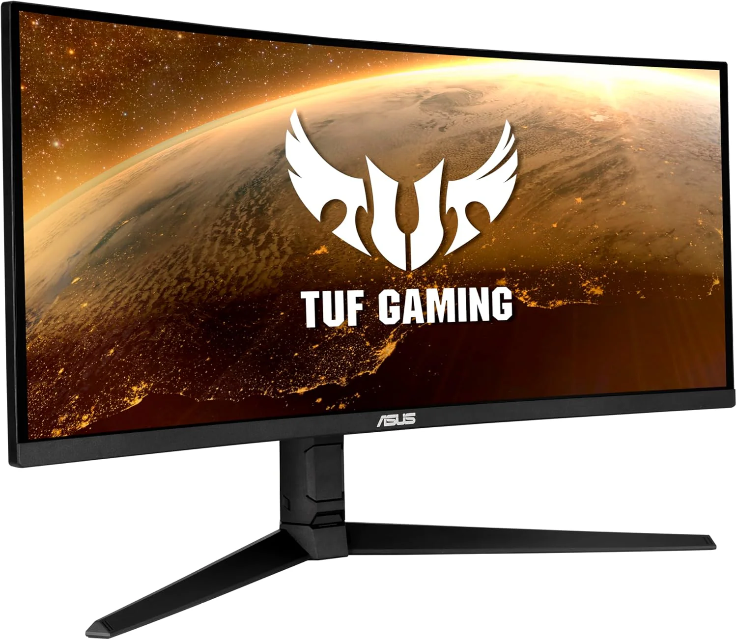 Asus TUF Gaming 34-inch VG34VQL1B Monitor, Curved, WQHD (3440x1440), 165Hz, Extreme Low Motion Blur, FreeSync Premium, Eye Care, DisplayPort HDMI USB, Height Adjustable (Certified Refurbished) - Image 7