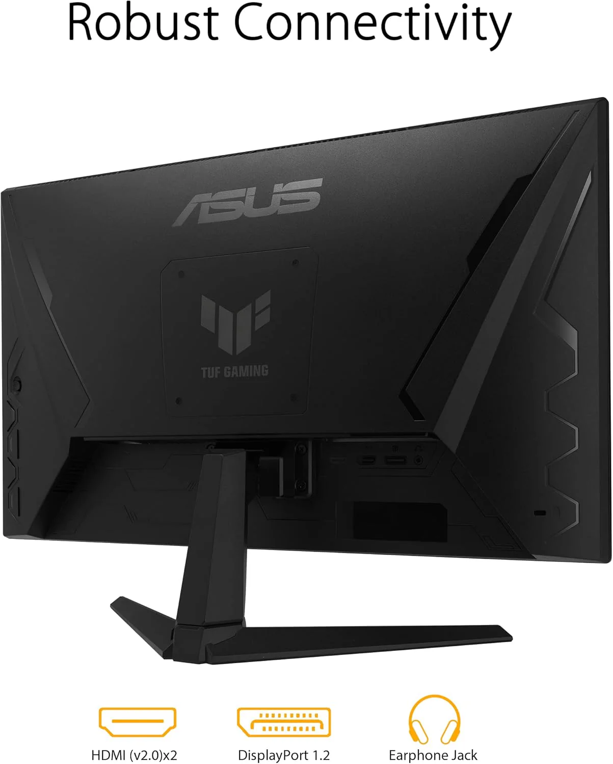 ASUS TUF Gaming VG249QM1A Gaming Monitor – 23.8 inch FHD (1920x1080), Fast IPS, overclocking 270 Hz (Above 144Hz, 240Hz), Extreme Low Motion Blur, 1ms (GTG), 99% sRGB, FreeSync Premium, G-Sync compatible (Certified Refurbished) - Image 2