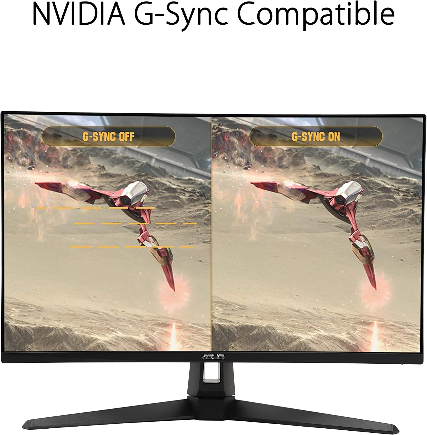 ASUS TUF Gaming VG27AQ1A Gaming Monitor – 27 inch QHD (2560 x 1440), IPS, 170Hz (Above 144Hz), 1ms MPRT, Extreme Low Motion Blur, G-SYNC Compatible, FreeSync Premium, HDR 10 (Certified Refurbished) - Image 5