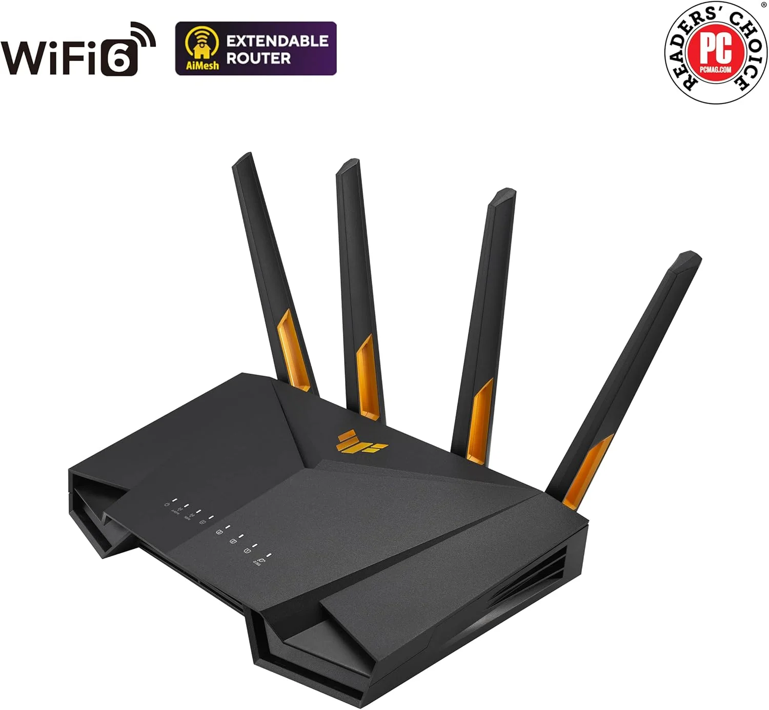ASUS TUF Gaming WiFi 6 Router (TUF-AX4200) - Dedicated Gaming Port, Dual 2.5G Port, 3 Steps Port Forwarding, Extendable Router with AiMesh Technology, AiProtection Pro, VPN, Instant Guard (Certified Refurbished) - Image 15