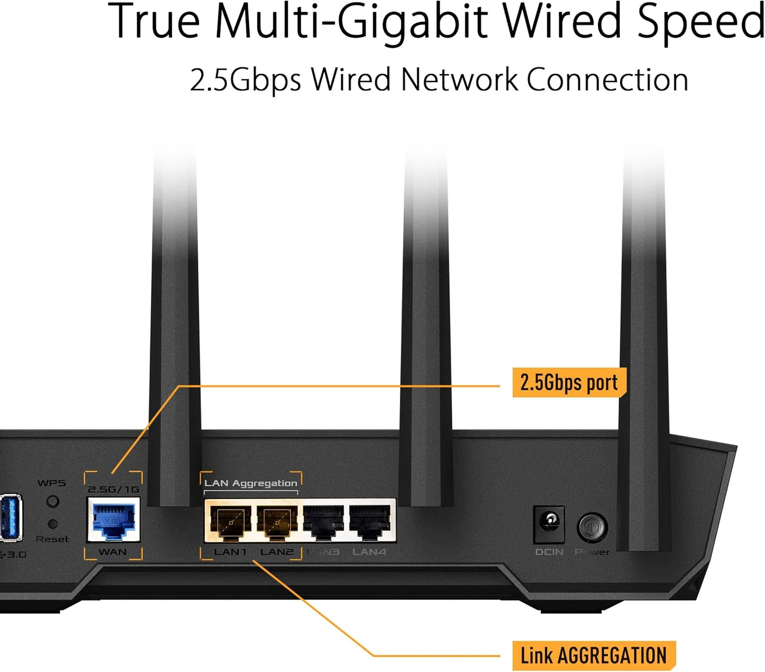 ASUS TUF Gaming WiFi 6 Router (TUF-AX4200) - Dedicated Gaming Port, Dual 2.5G Port, 3 Steps Port Forwarding, Extendable Router with AiMesh Technology, AiProtection Pro, VPN, Instant Guard (Certified Refurbished) - Image 8